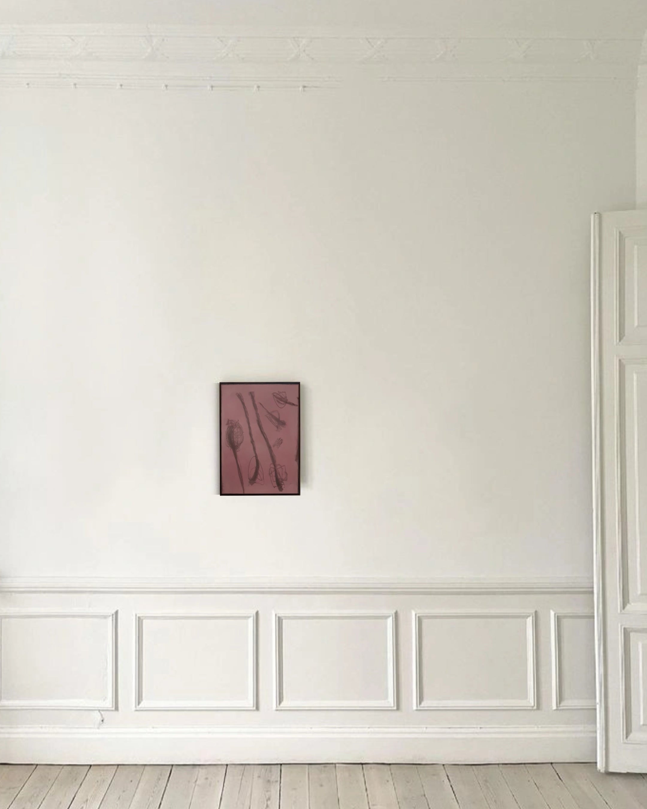 'Winter trees sleep standing' Painting