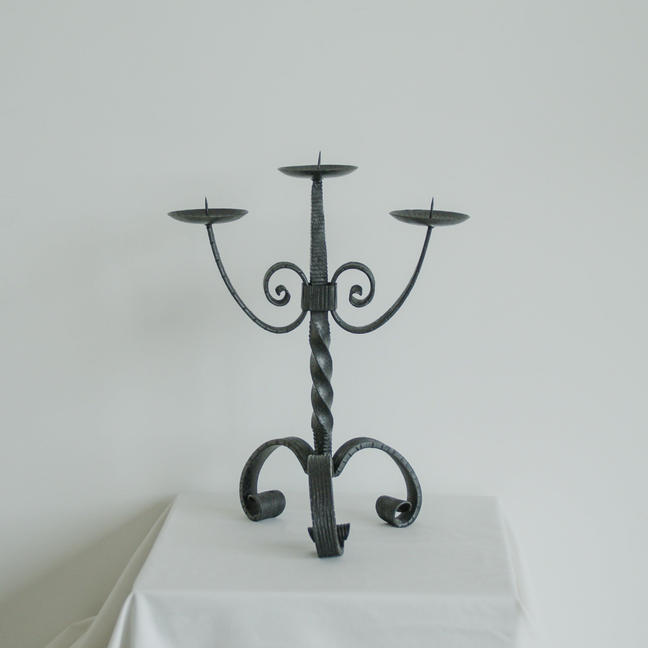 Tripod Cast Iron Candle Holder by Tafelgeluk | The Oblist