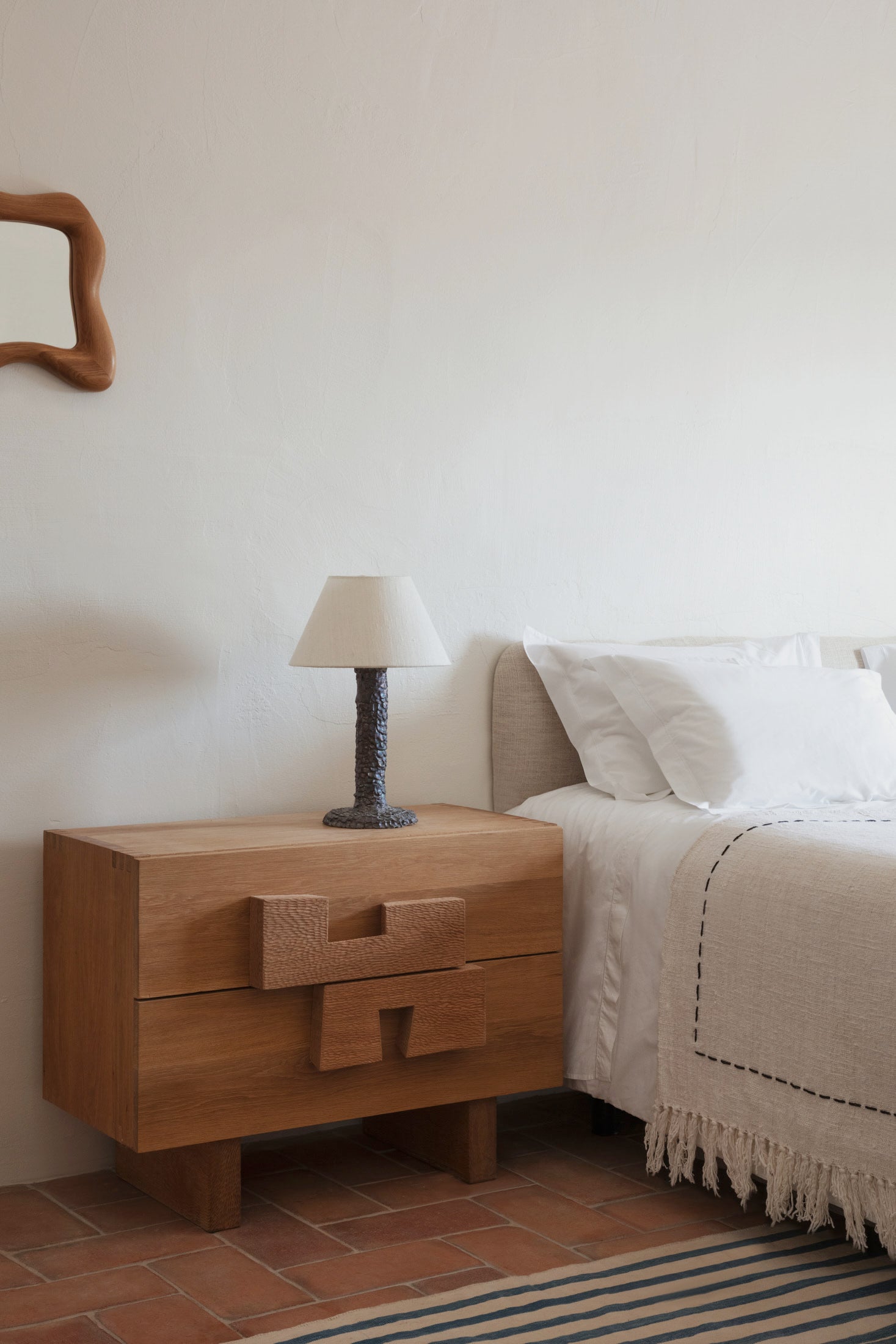 Casa Bedside Light by Project 213A | The Oblist — modern design, white shade
