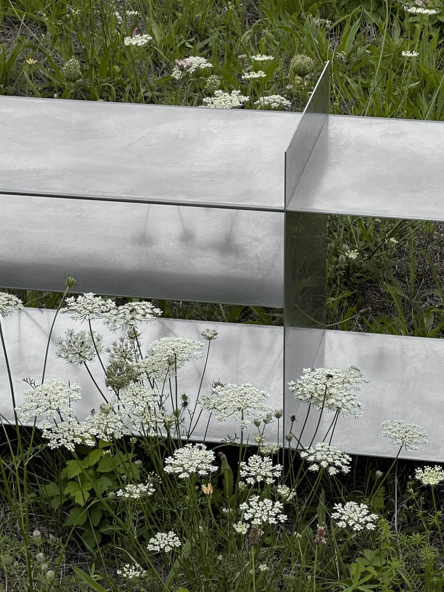 Steel Grid Shelving Unit — in context