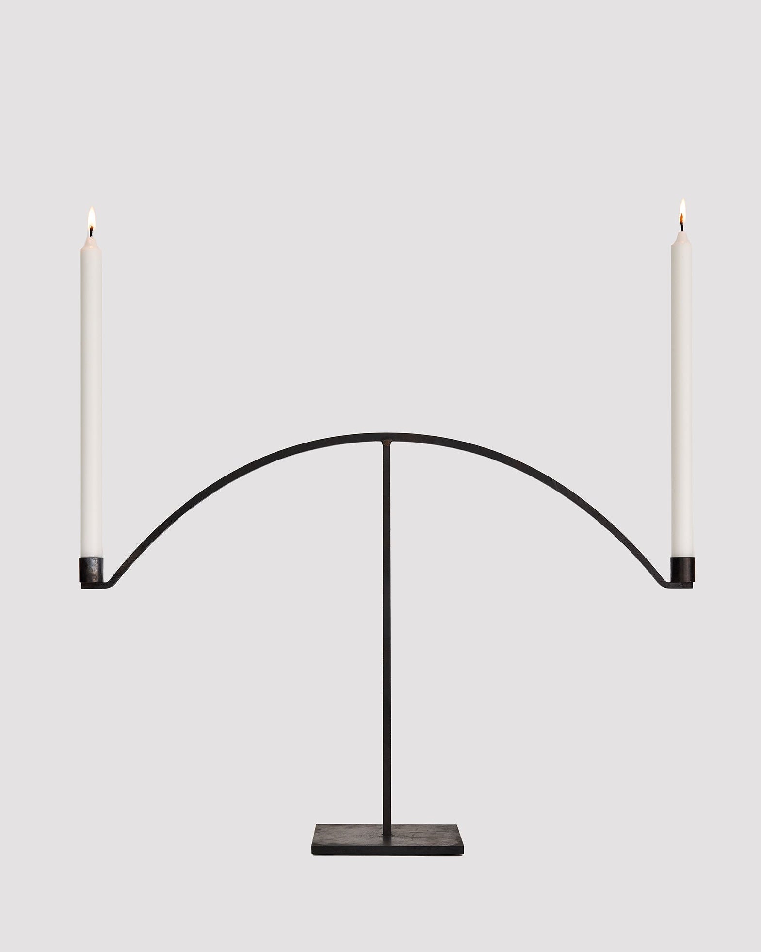 'Atrum' Iron Candleholder