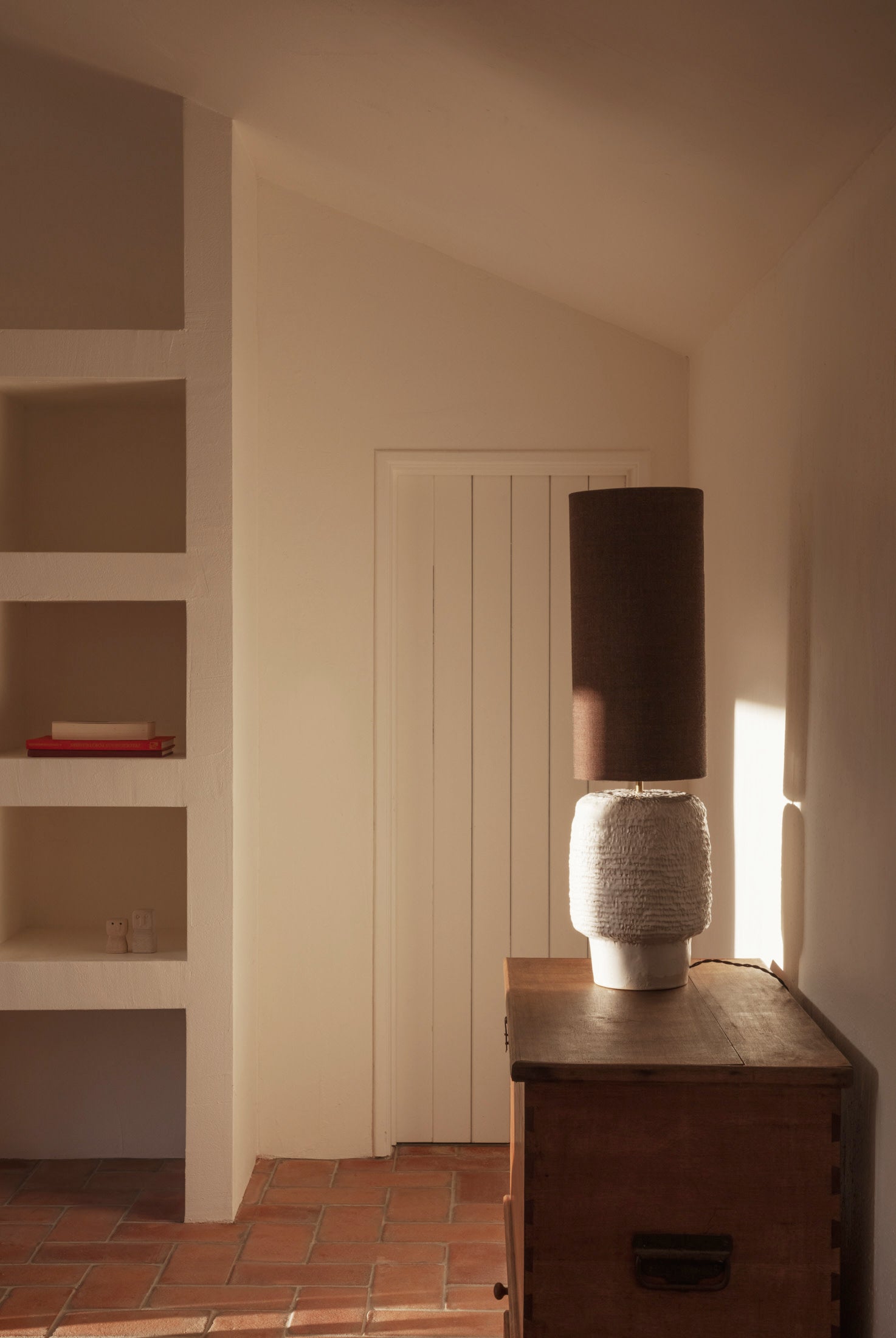 Textured Ceramic Lamp — alternate view