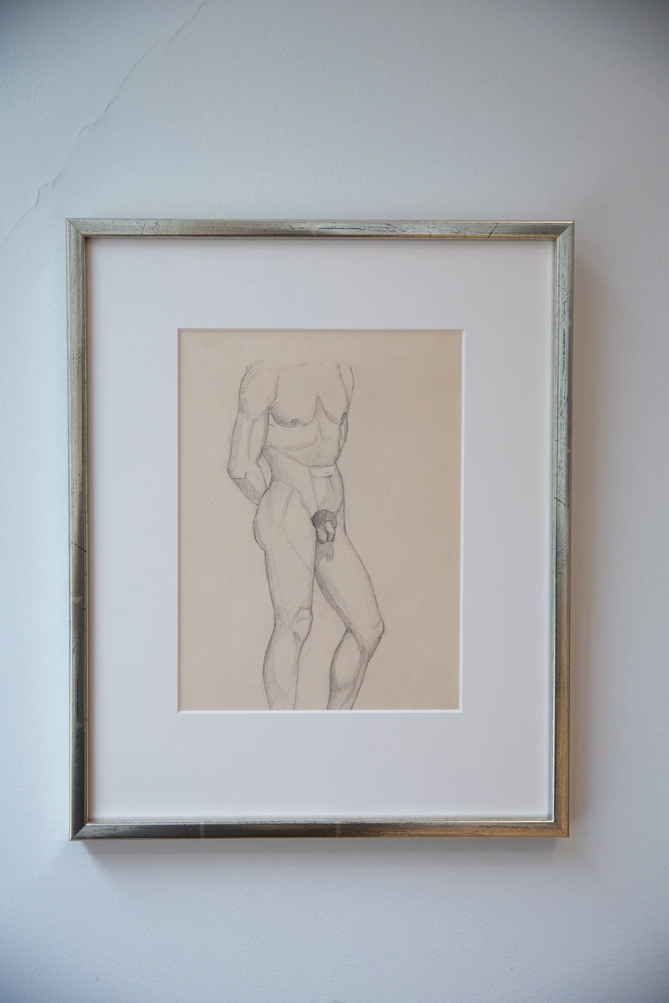 Esaias Thorén, Paris 1925 – Set of Two Male Nude Sketches