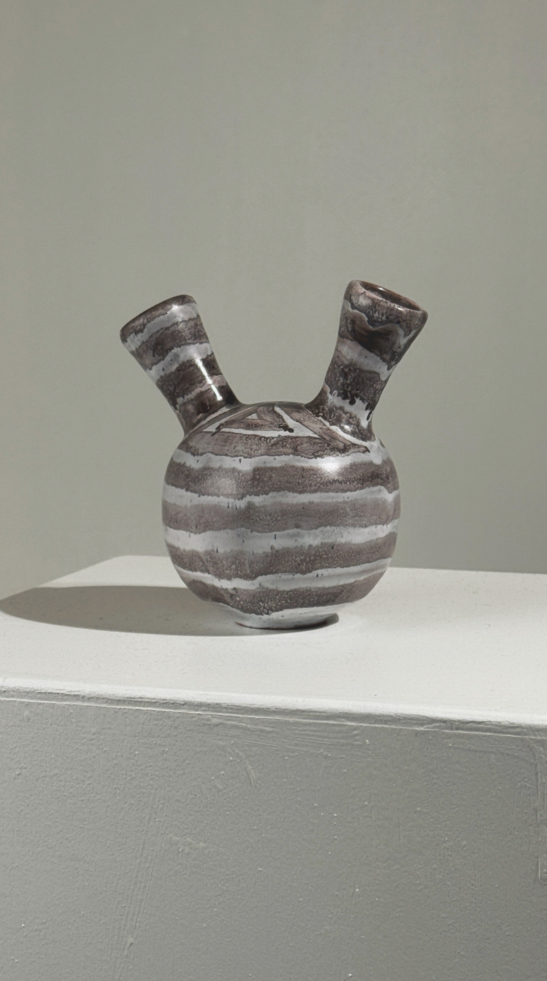 Double-neck Vase by Jean Busson, France, 1960