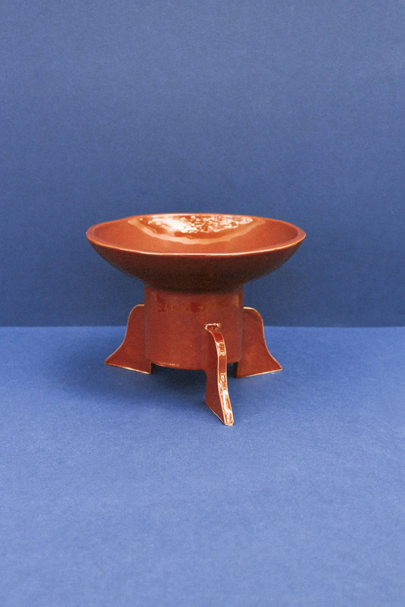Dolores Bowl/Catch All (Cacao) by Casa Veronica | The Oblist — handcrafted ceramic, rich cacao color