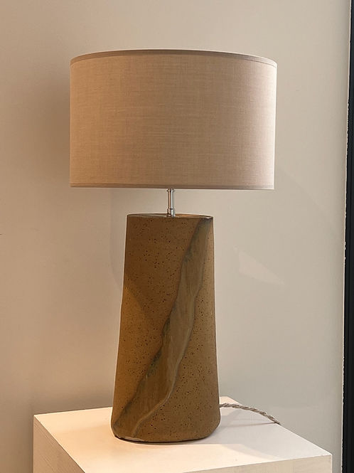 Fault Line Ceramic Table Lamp by Katia Langeard | The Oblist