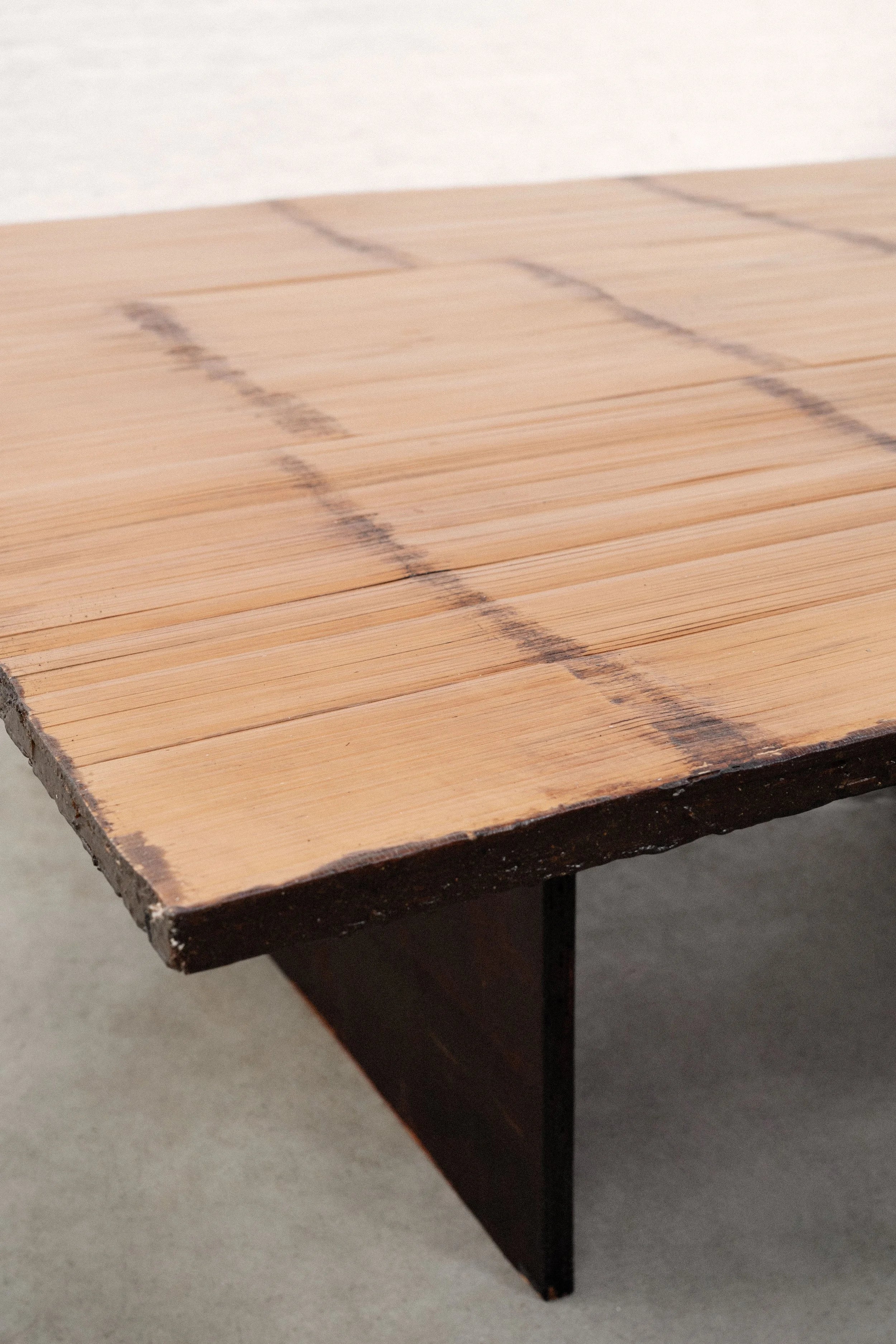 Bamboo Coffee Table Attributed to Axel Vervoordt, Belgium, 1980s — lifestyle setting