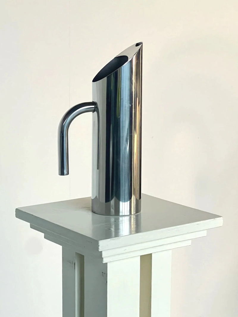 Sculptural Polished Water Jug by Porter Studio | The Oblist — stainless steel, modern design