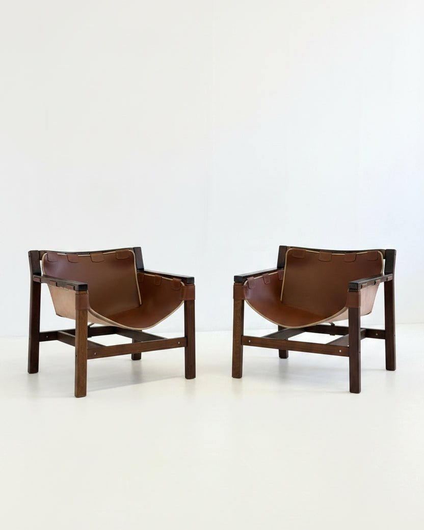 Safari Lounge Chairs by Carlo Hauner for Forma — in context