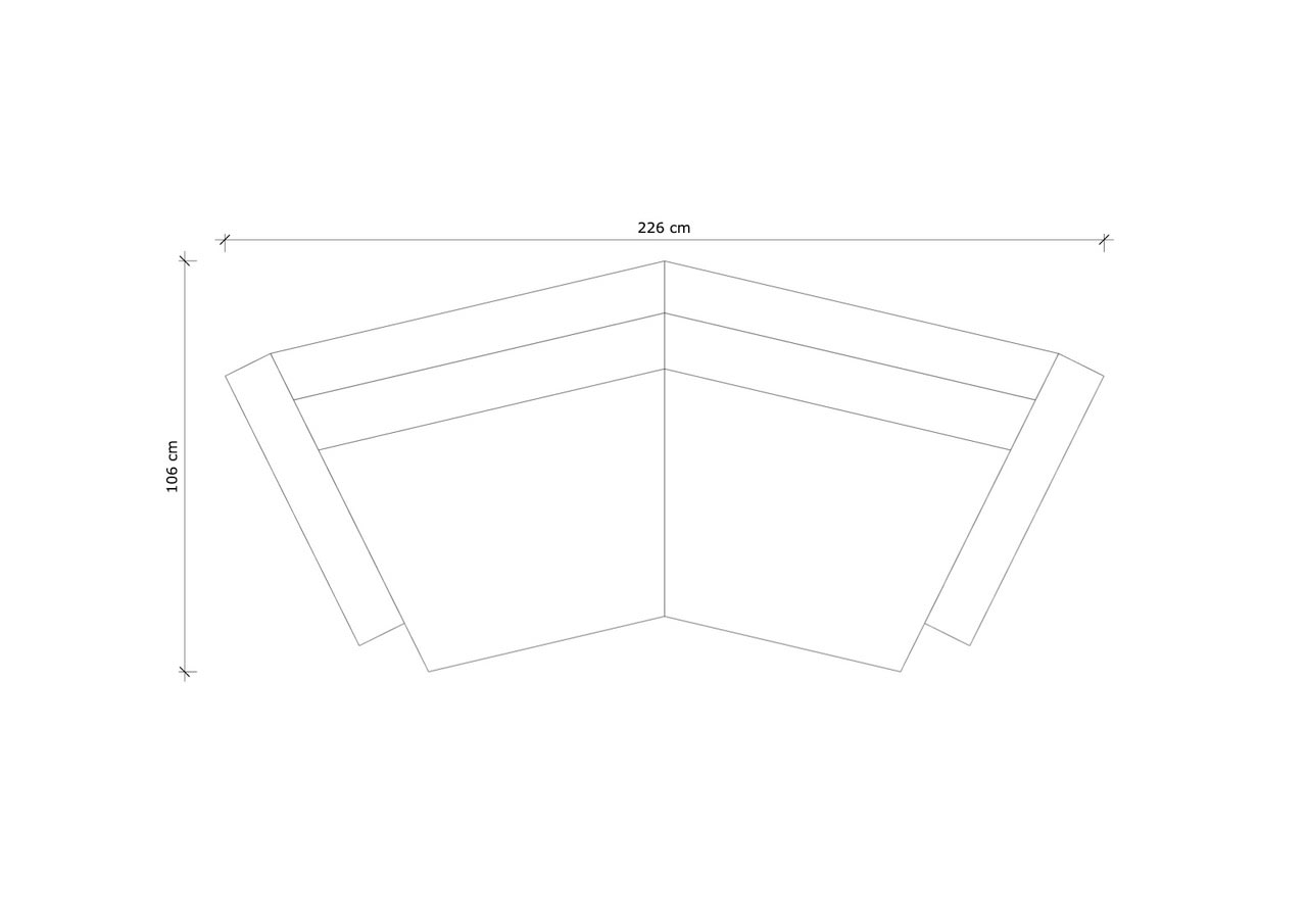 FORSEN SOFA, TWO SEATER — detail view