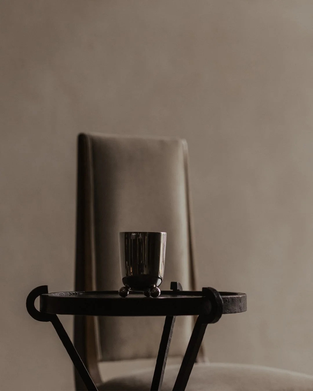 Wrought Iron Gueridon - Tripod