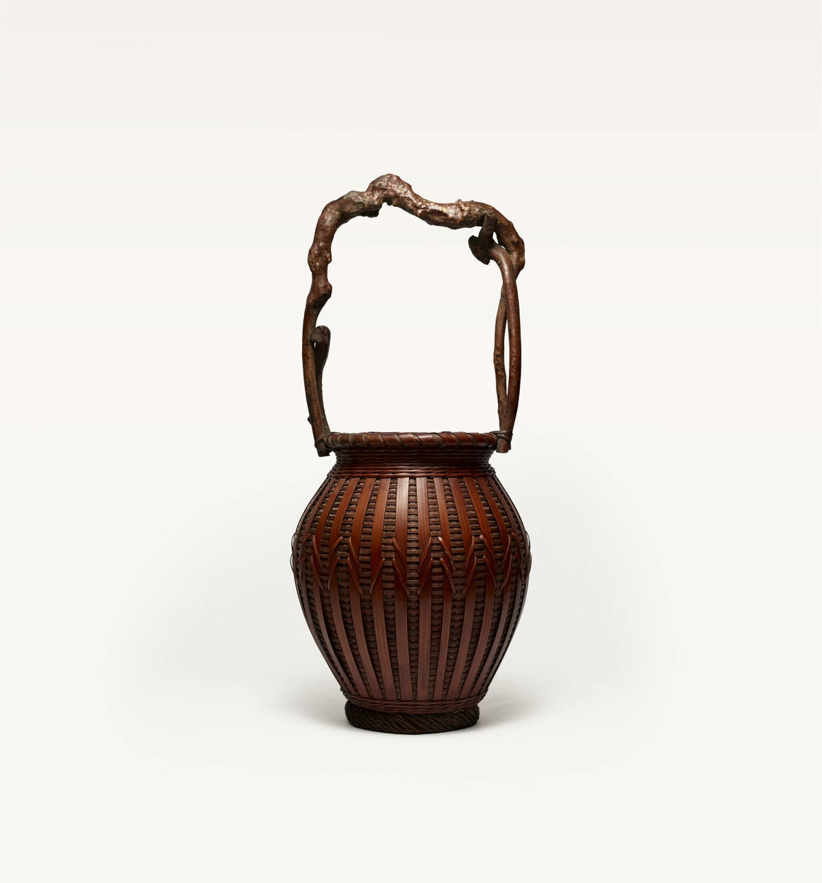 Japanese Hanakago Vase — side angle