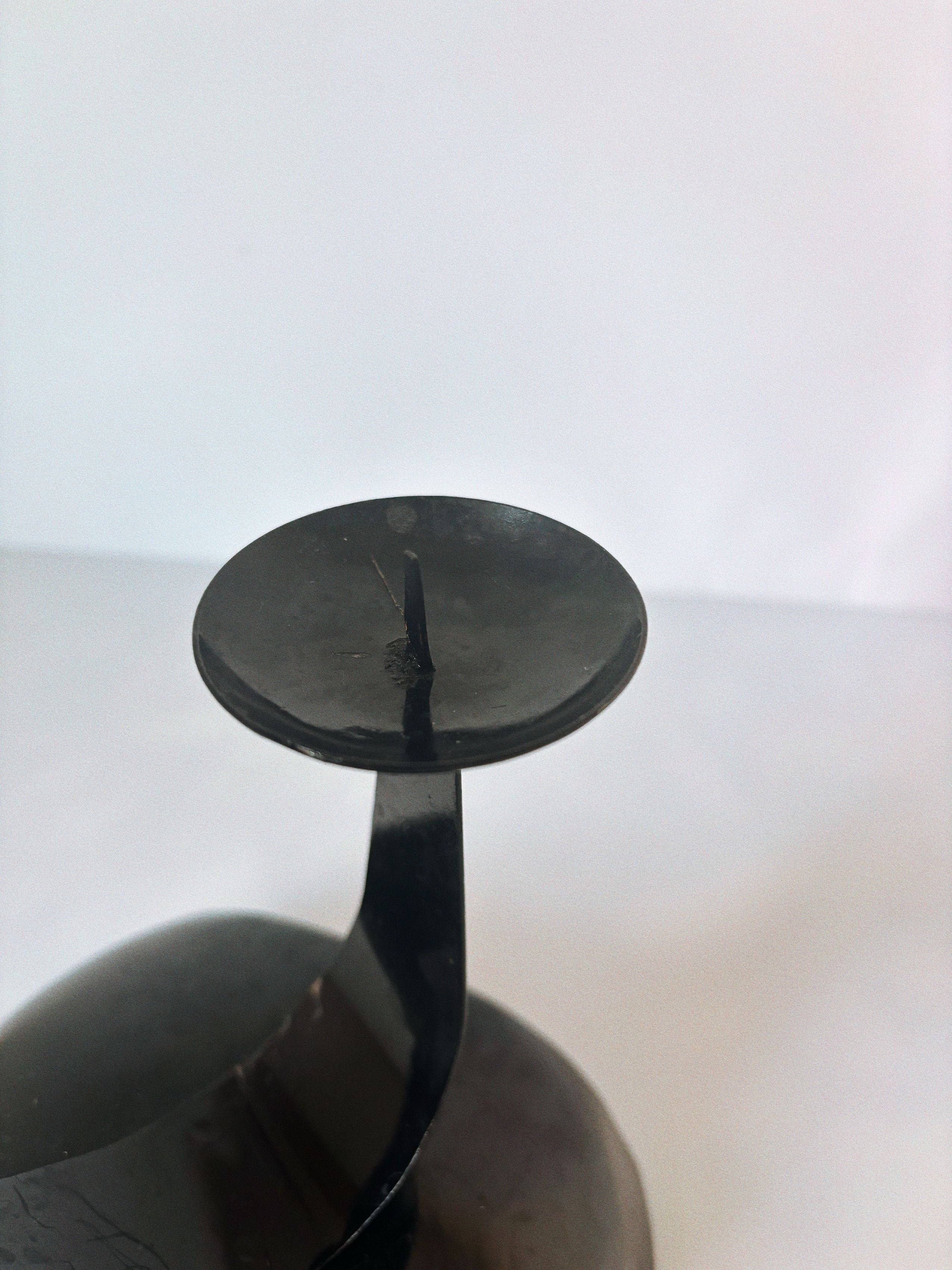 Curved Metal Candleholder, Poland