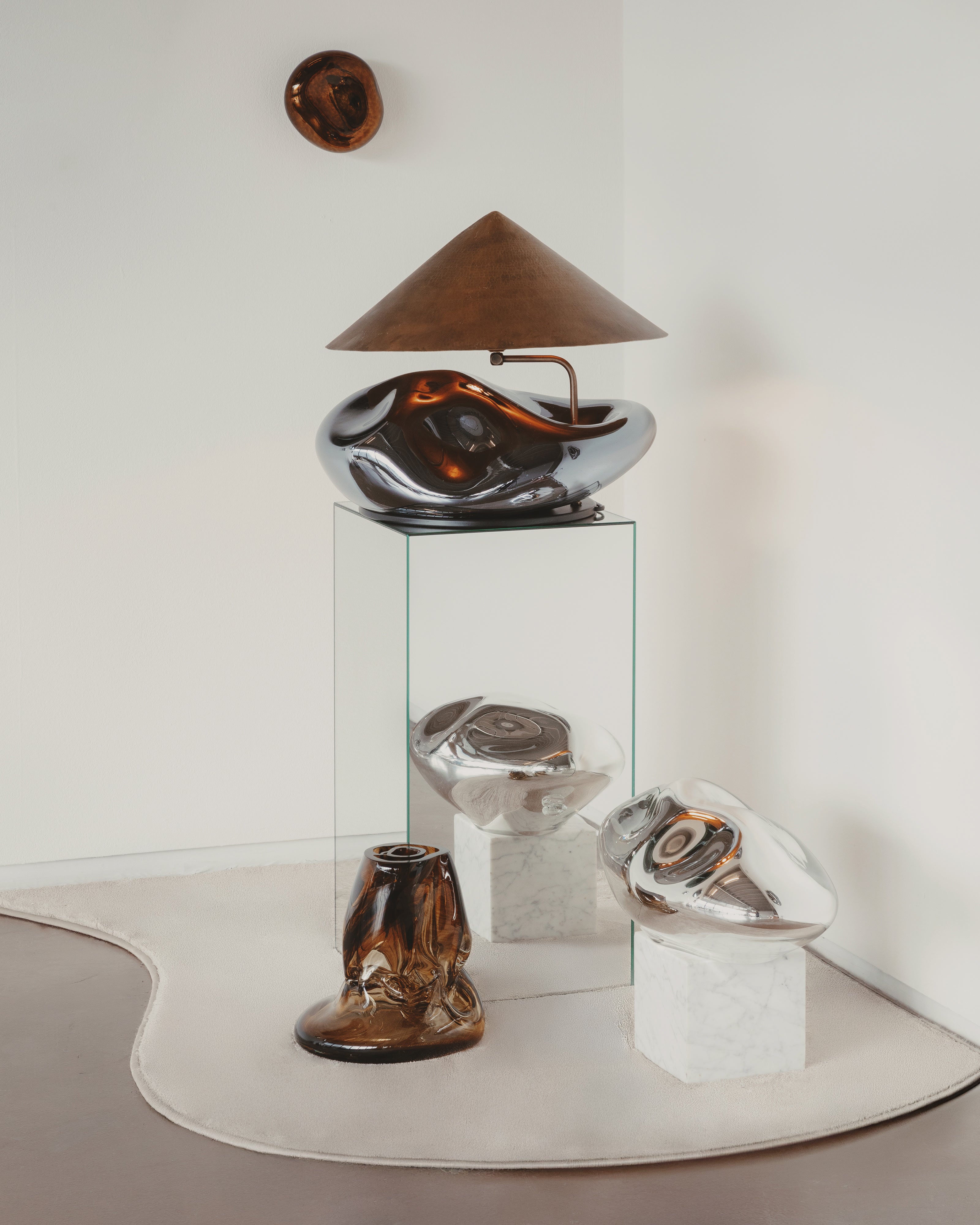 'Obsidian Lamp' Table Lamp