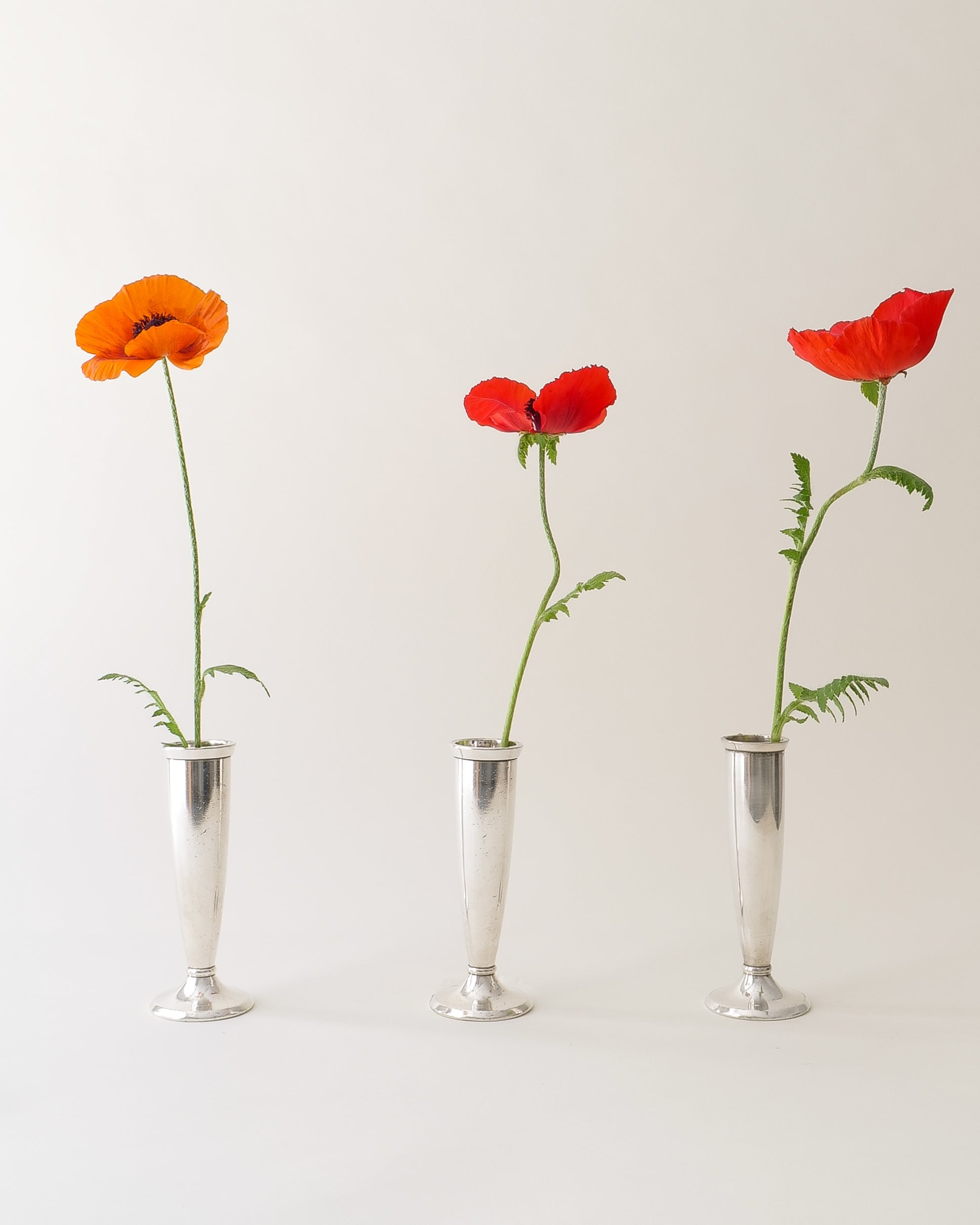 Gio Ponti Arthur Krupp Soliflore Vases 1950s — detail view