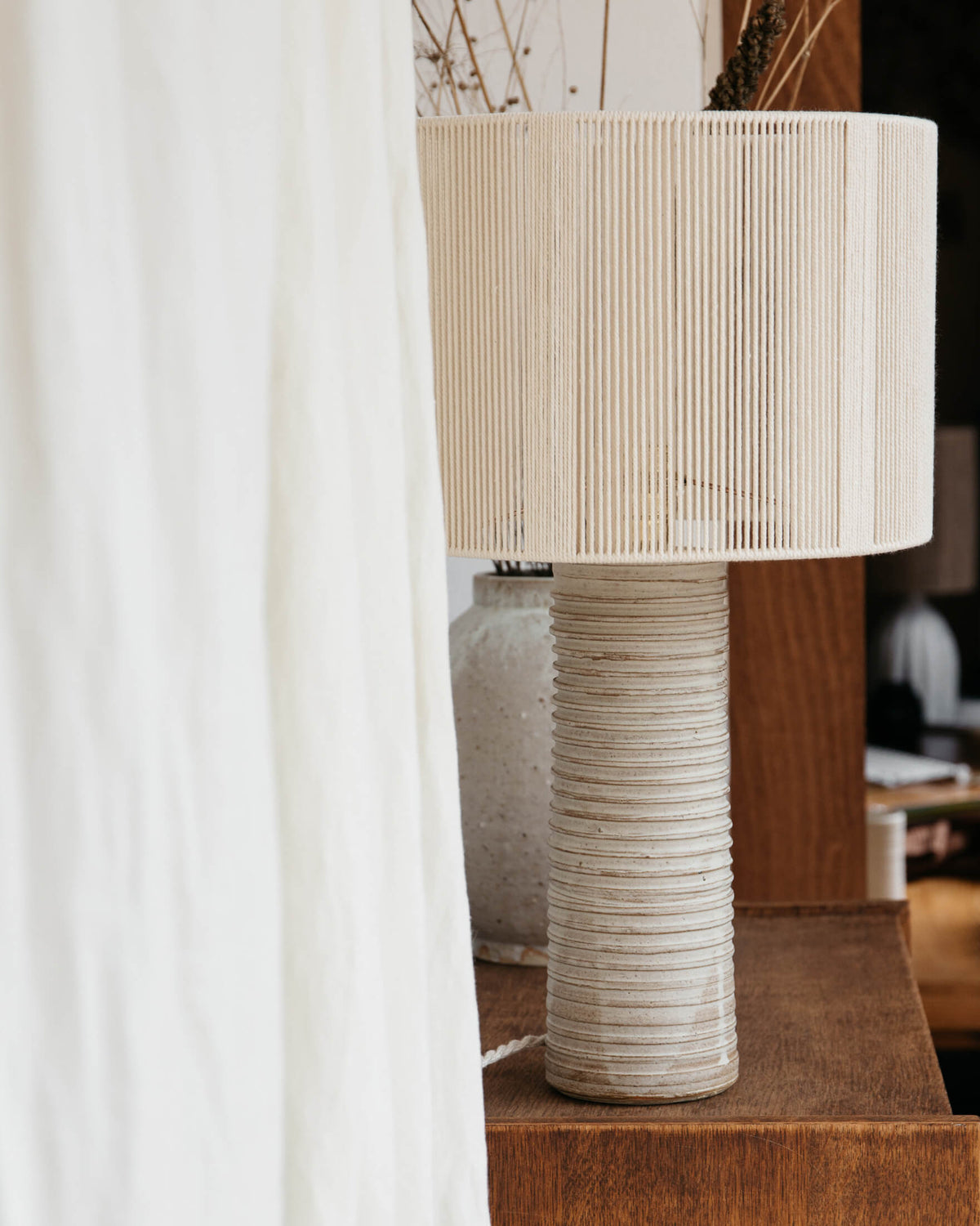 Contemporary Classic Table Lamps in Glass "Patagonia" by Grès Éditions | The Oblist