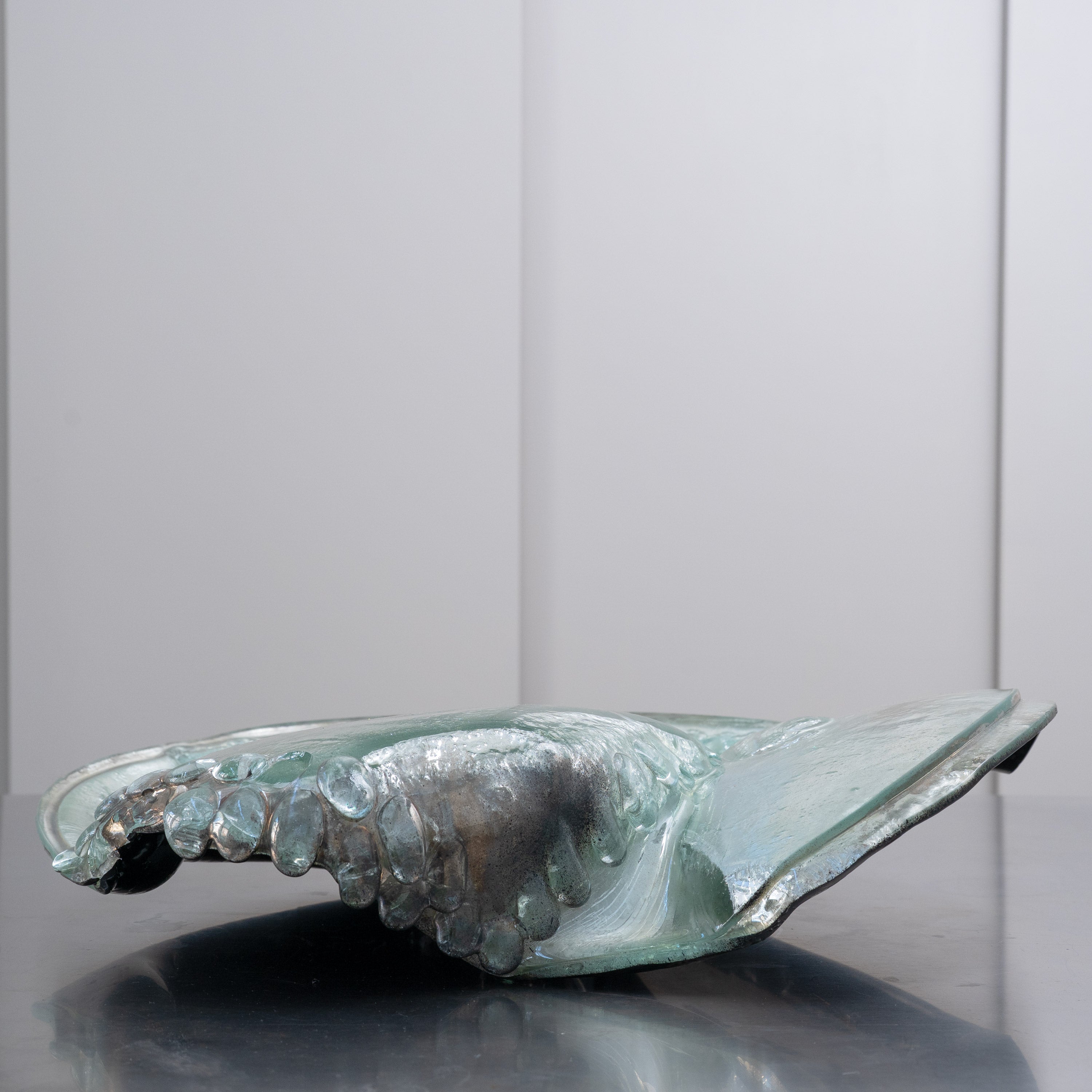 'Lunar Maria' Sculptural Glass Centrepiece Bowl by Christopher Matthews, 2025 — additional view