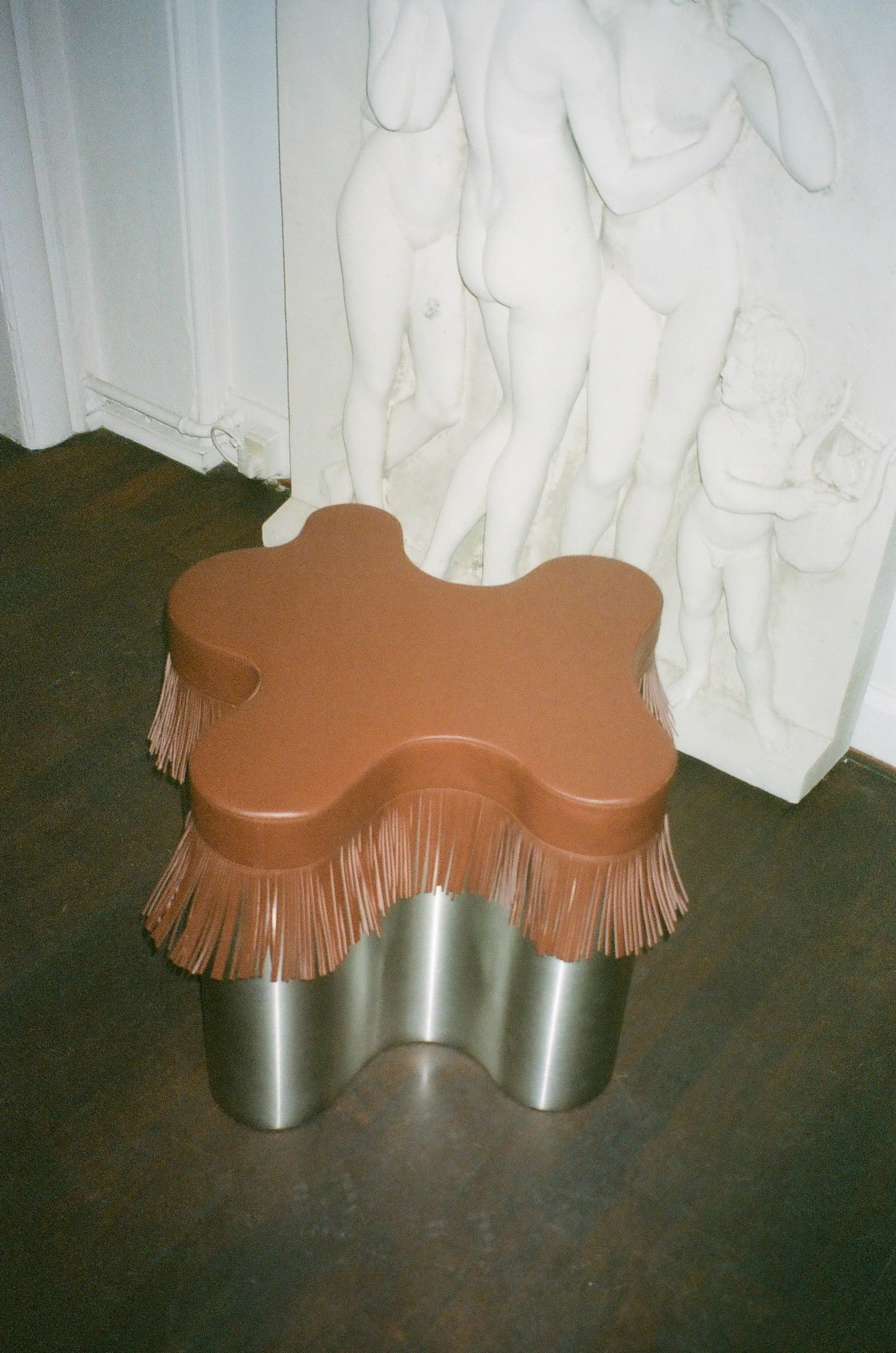 Il Cuscino with fringes  — side angle