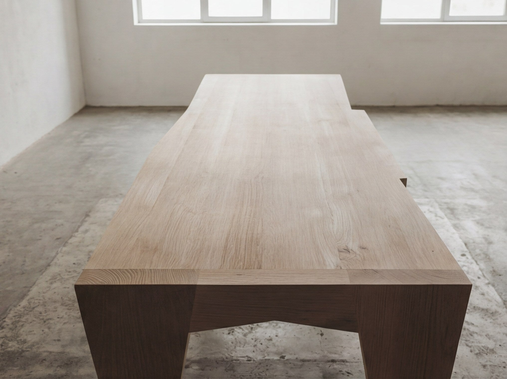 Desk "Cliff serie" — side angle