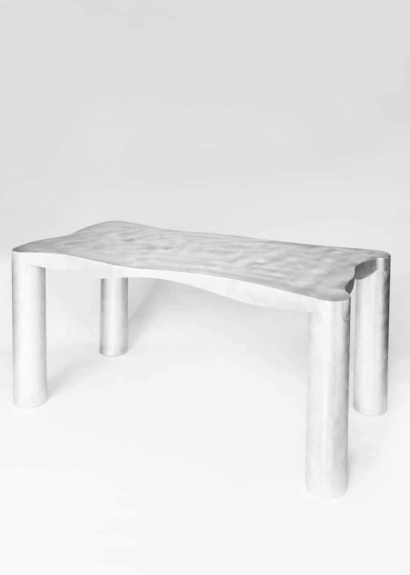 Aluminum Dining Table by Six Dots Design | The Oblist — modern aluminum material