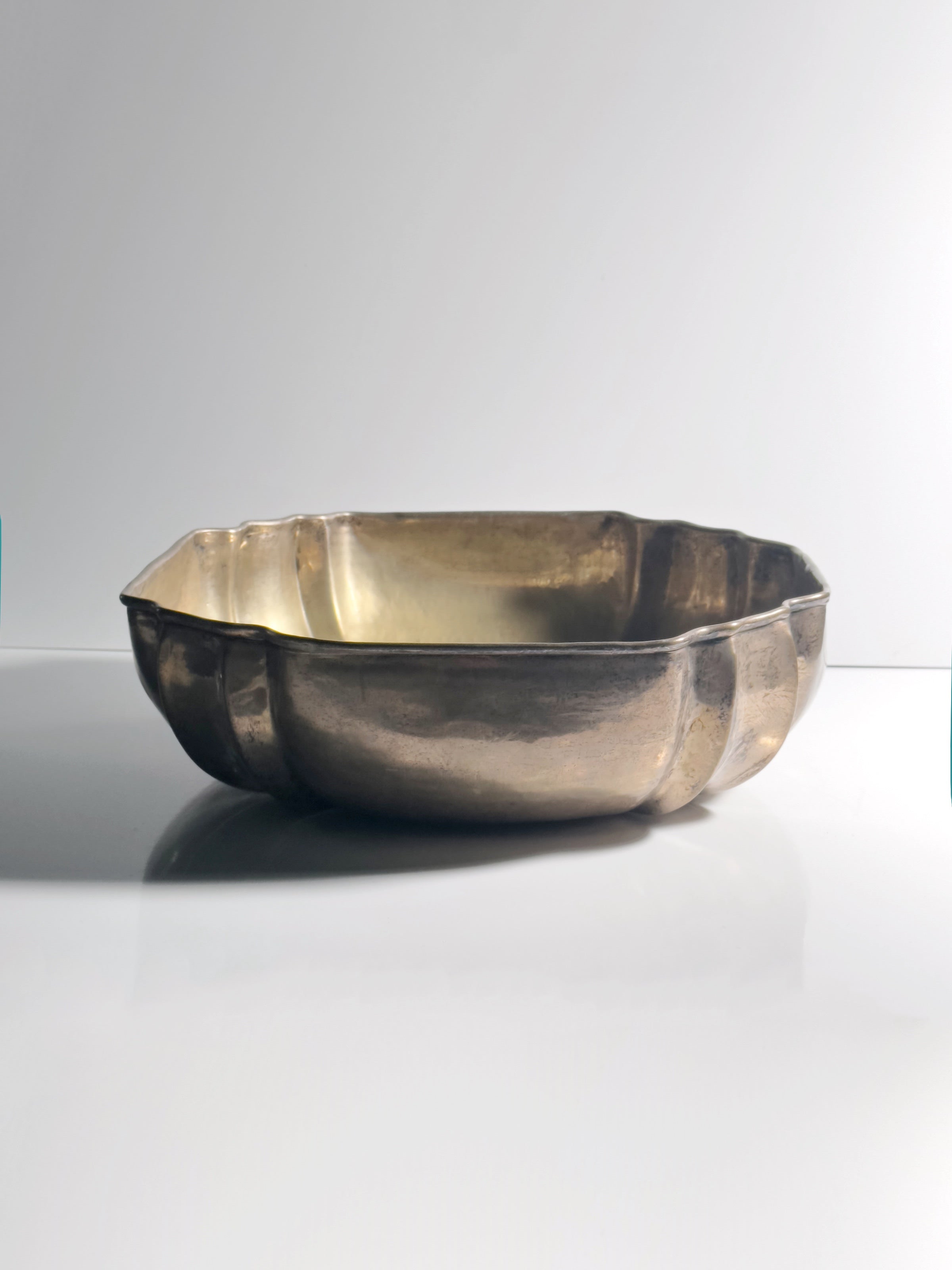 Large Silver Plated Bowl - 1920s by Dodo Vintage | The Oblist — vintage silver finish