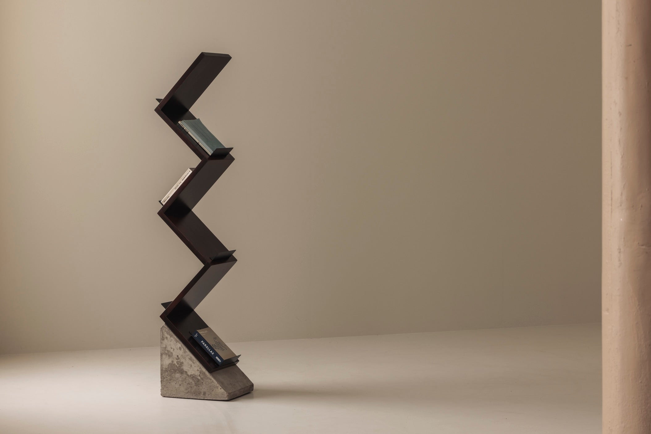 Magazine ‘Zink’ shelf by Jonas Bohlin for Källemo, Sweden 1984 — view 10