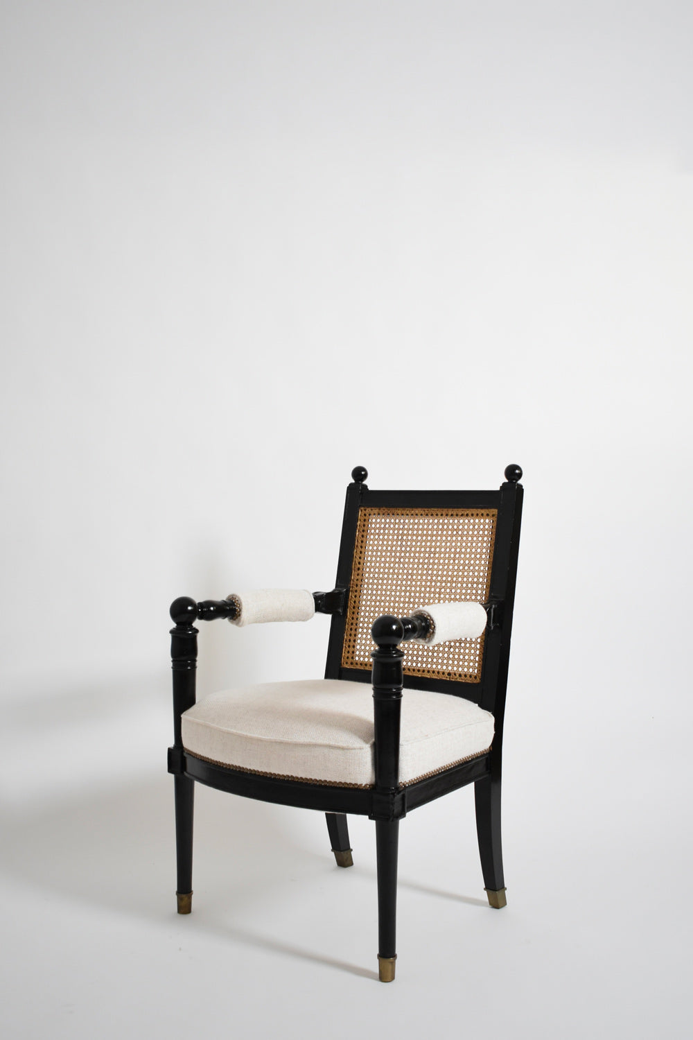 Pair of Jansen armchairs, 1970s — detail view