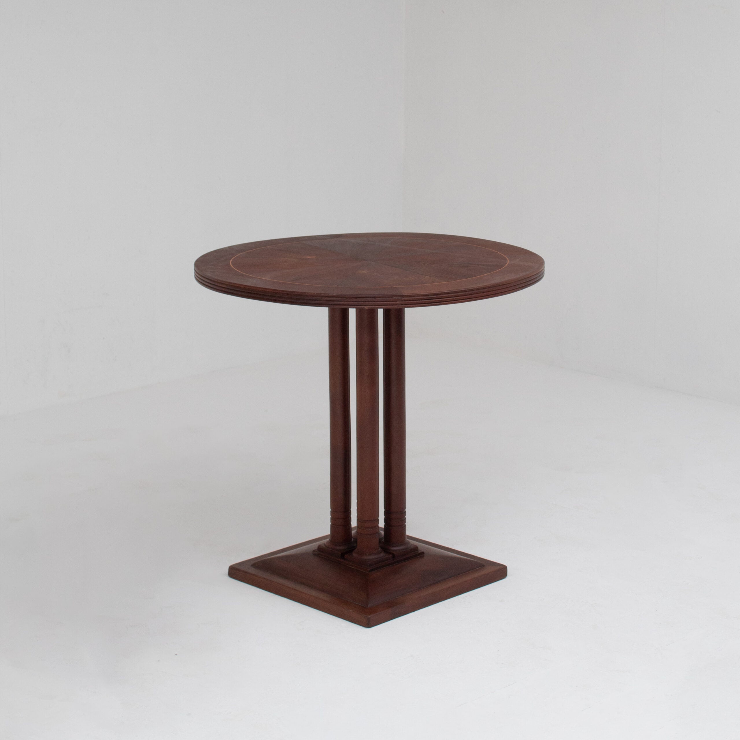 Art Deco Table in Walnut — lifestyle setting