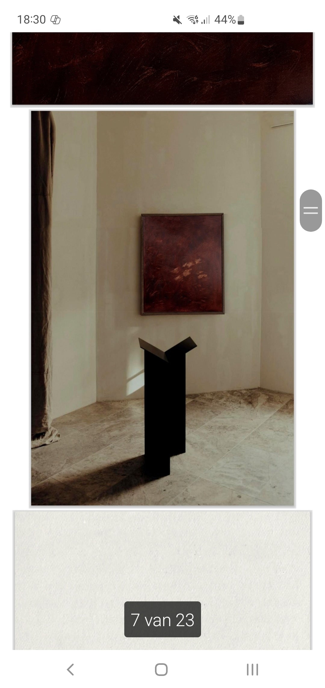 Jane Eyre II — side angle view in minimalist gallery setting