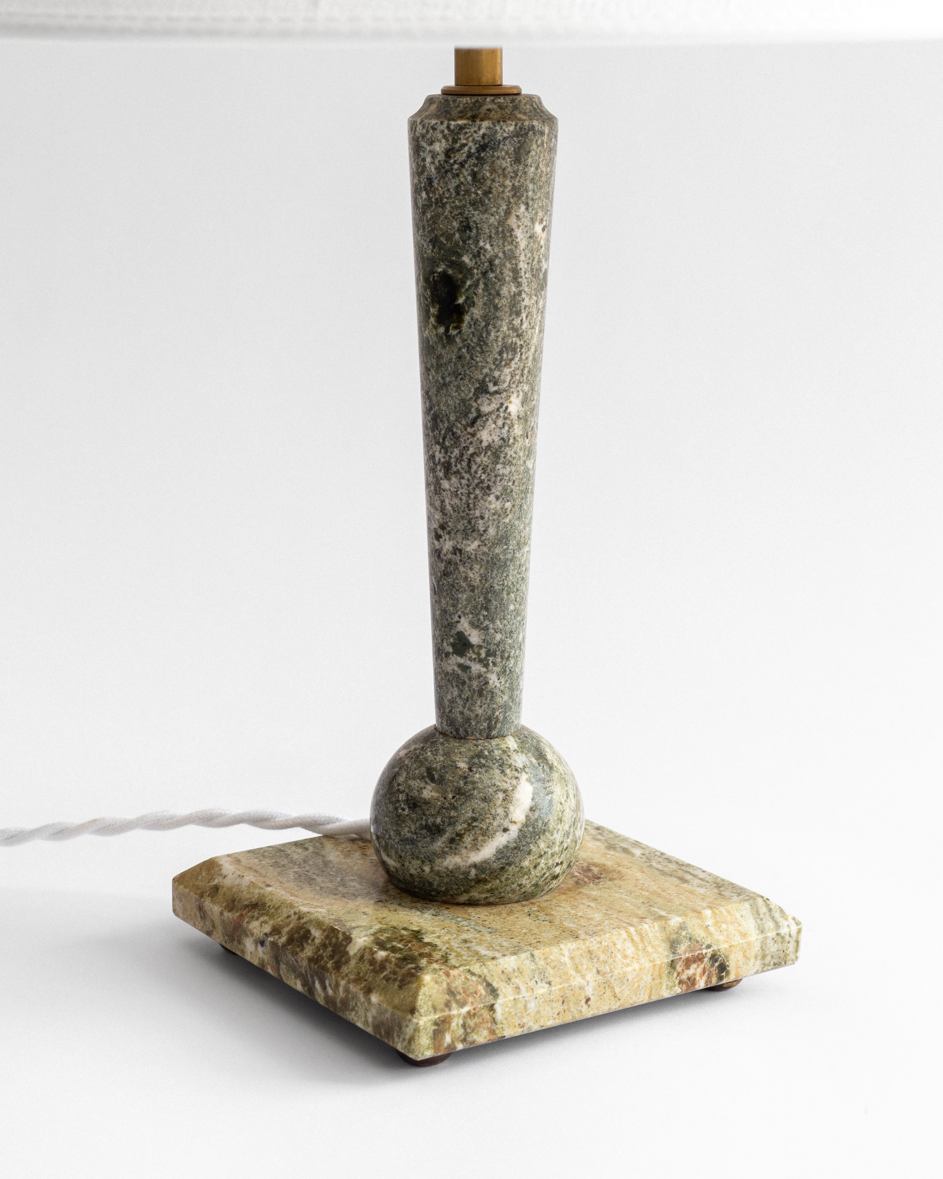 Art Deco Marble Table Lamp, Sweden, 1930s — lifestyle setting