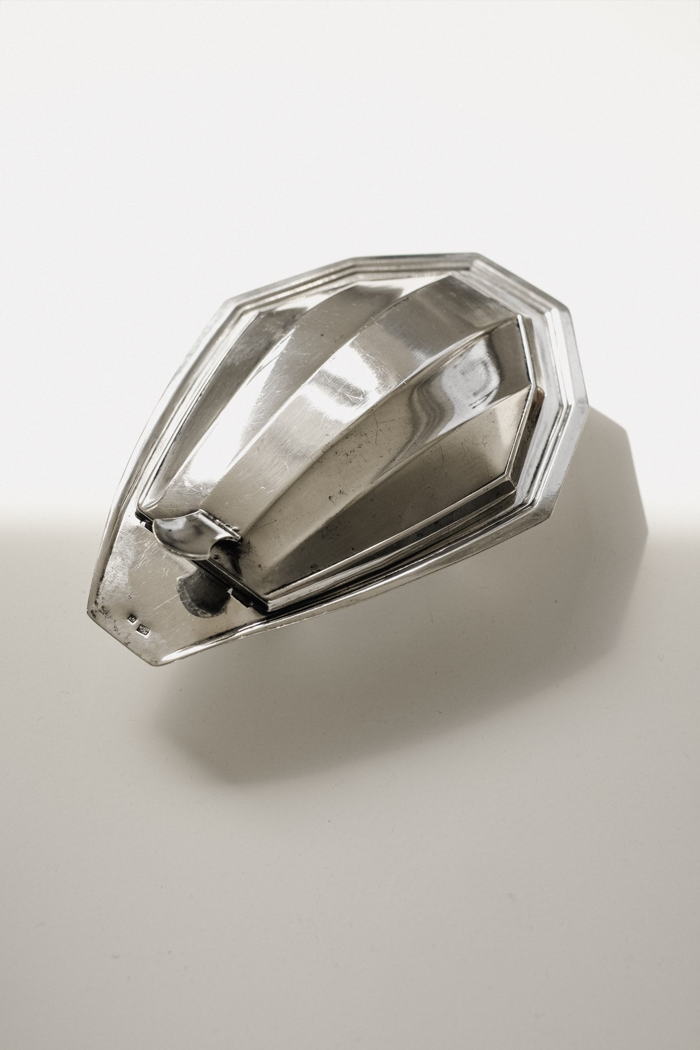 Vintage Silver-Plated Butter Dish — additional view