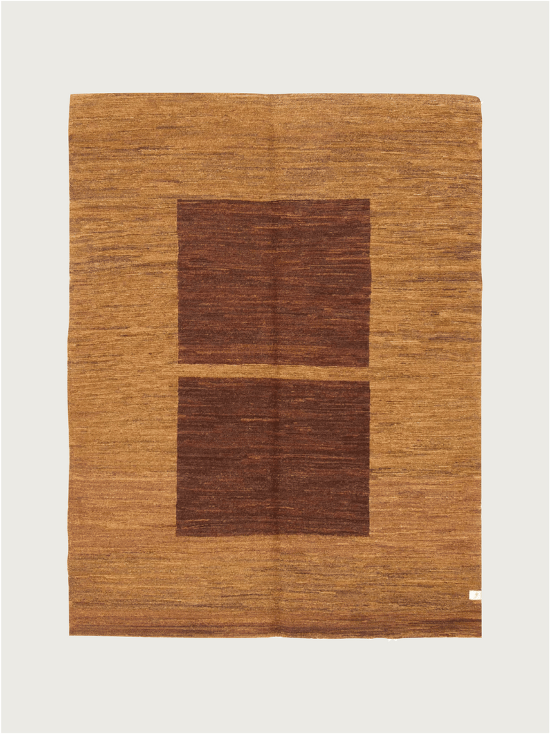 Flatweave Rug in Goldenrod 152 x 193 cm by catalog:three | The Oblist — handcrafted wool material