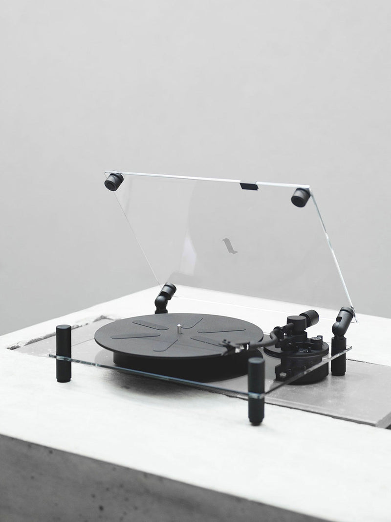 Transparent Turntable Black - Bluetooth by Transparent | The Oblist — black acrylic design