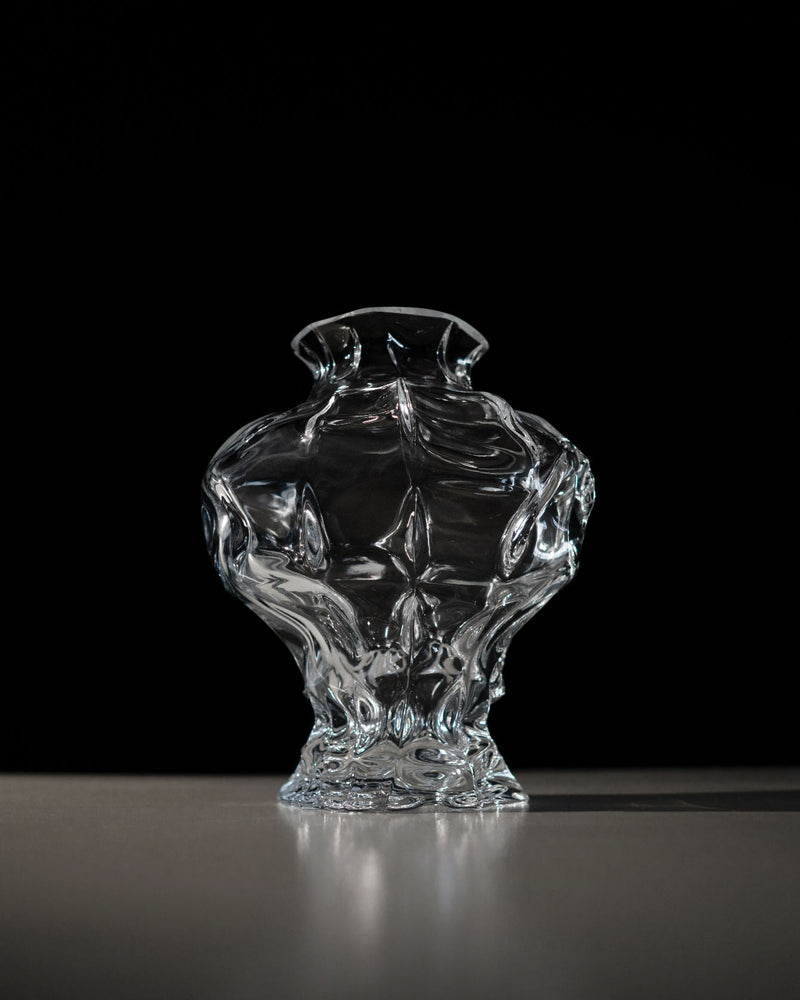 Ammonit Vase - Clear by Hein Studio | The Oblist — handcrafted glass design