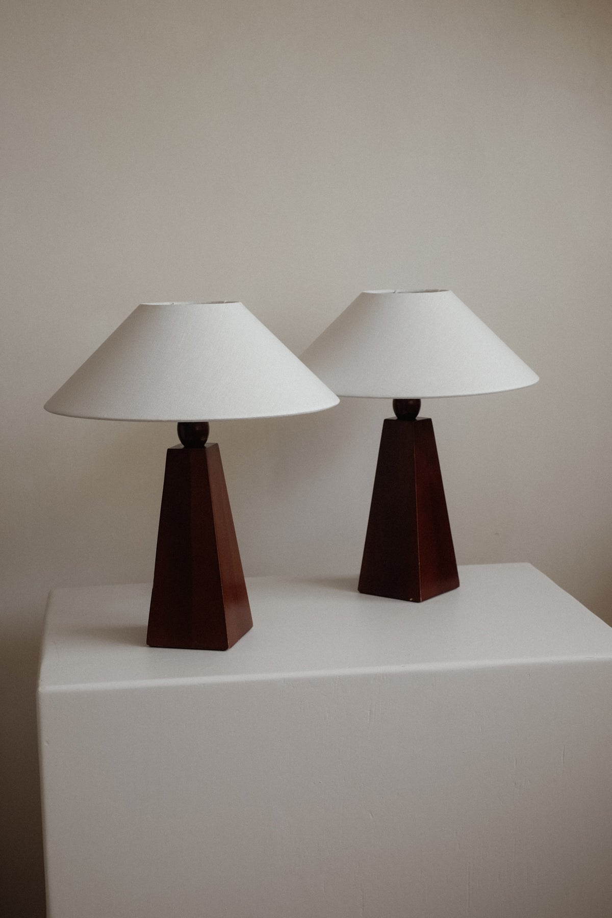 Timeless Elegance Wooden Table Lamp — in context