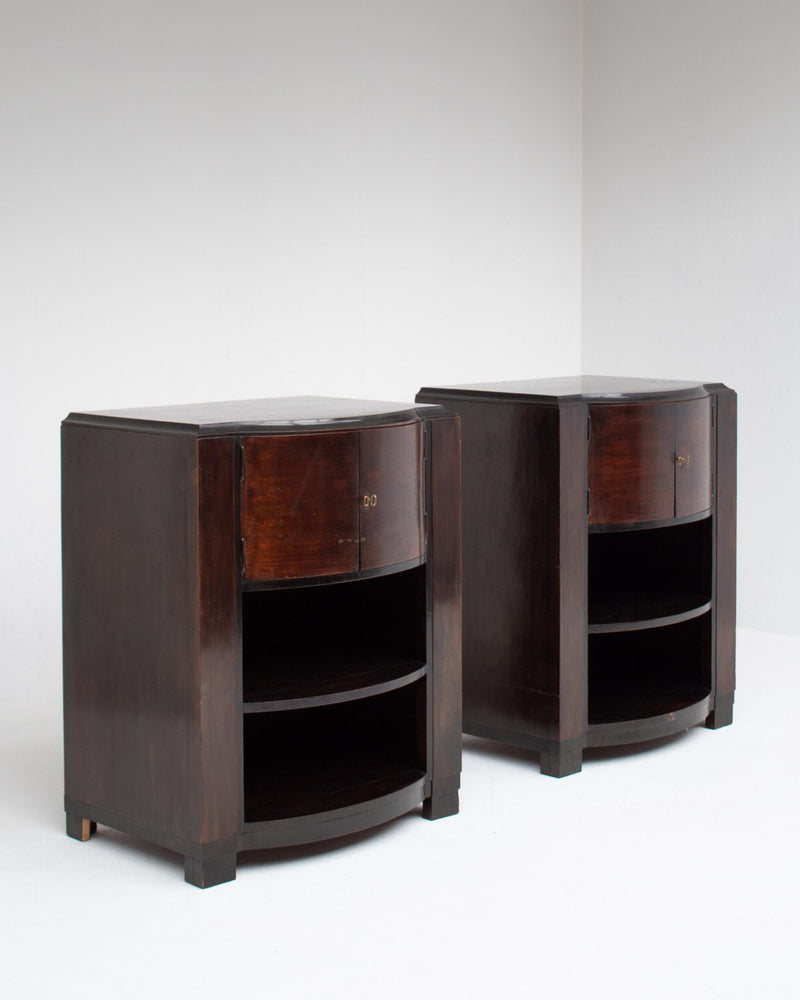 Art Deco Cabinets by Malata Antwerp | The Oblist — dark wood, modern design