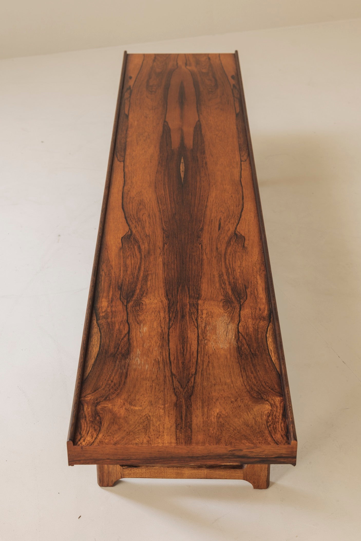 Long Krobo Bench by Torbjørn Afdal for Bruksbo, Norway 1960s — close-up