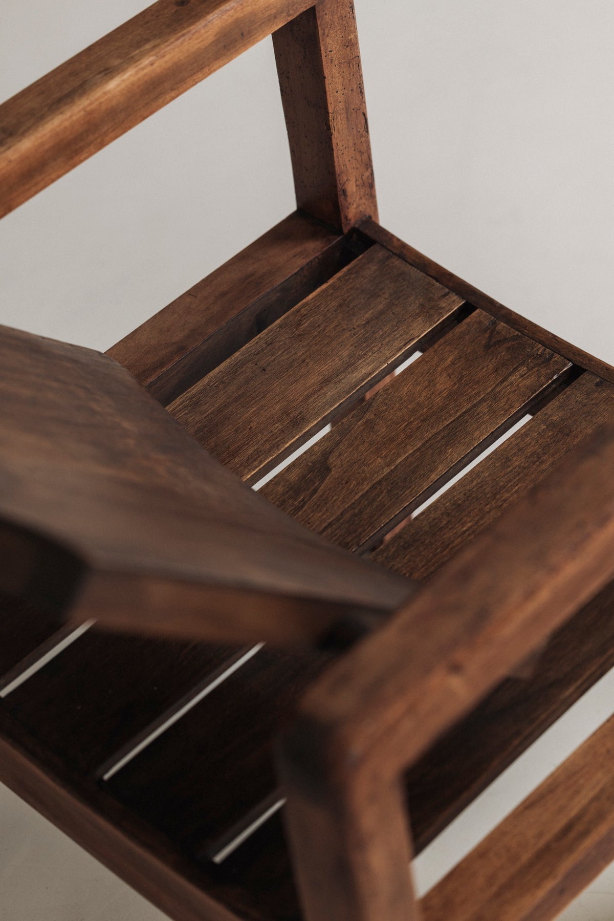 Pair of French Modernist Mahogany Armchairs, 1950s — view 9