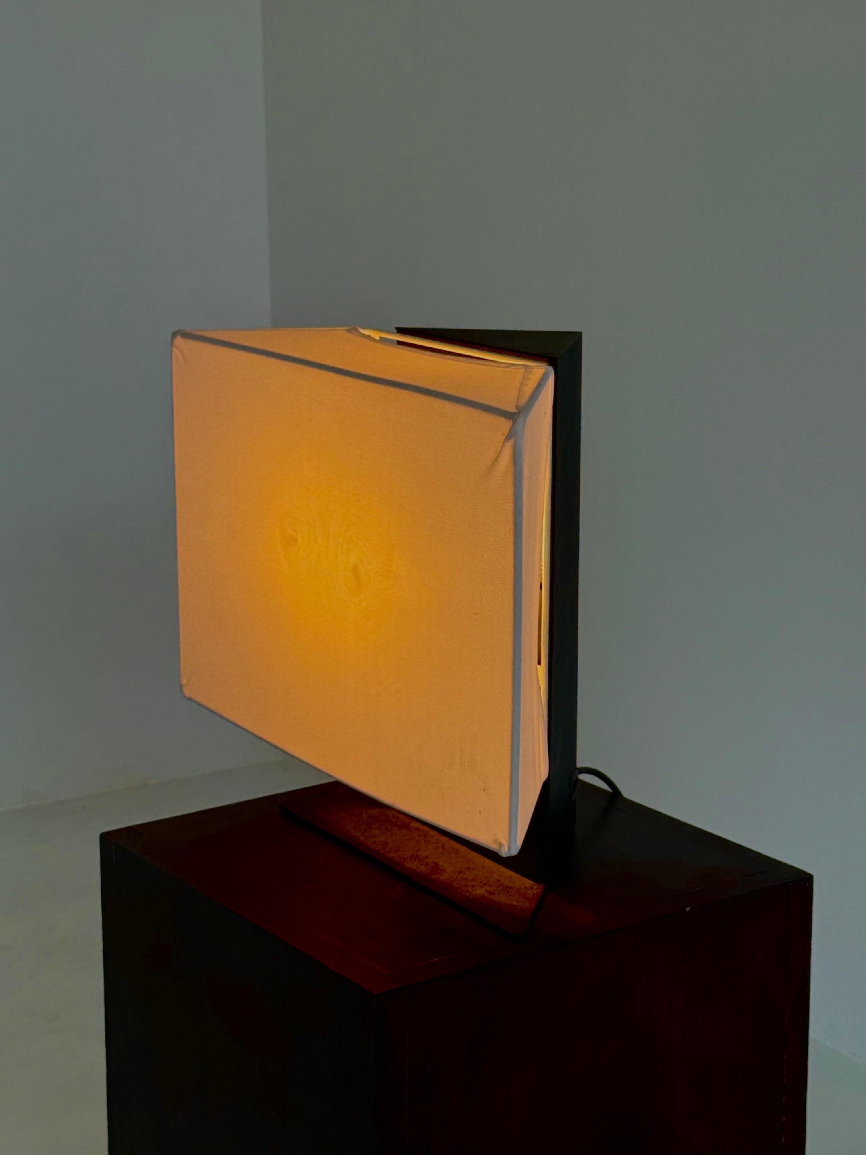 Accademia table lamp by Cini Boeri for Artemide — side angle