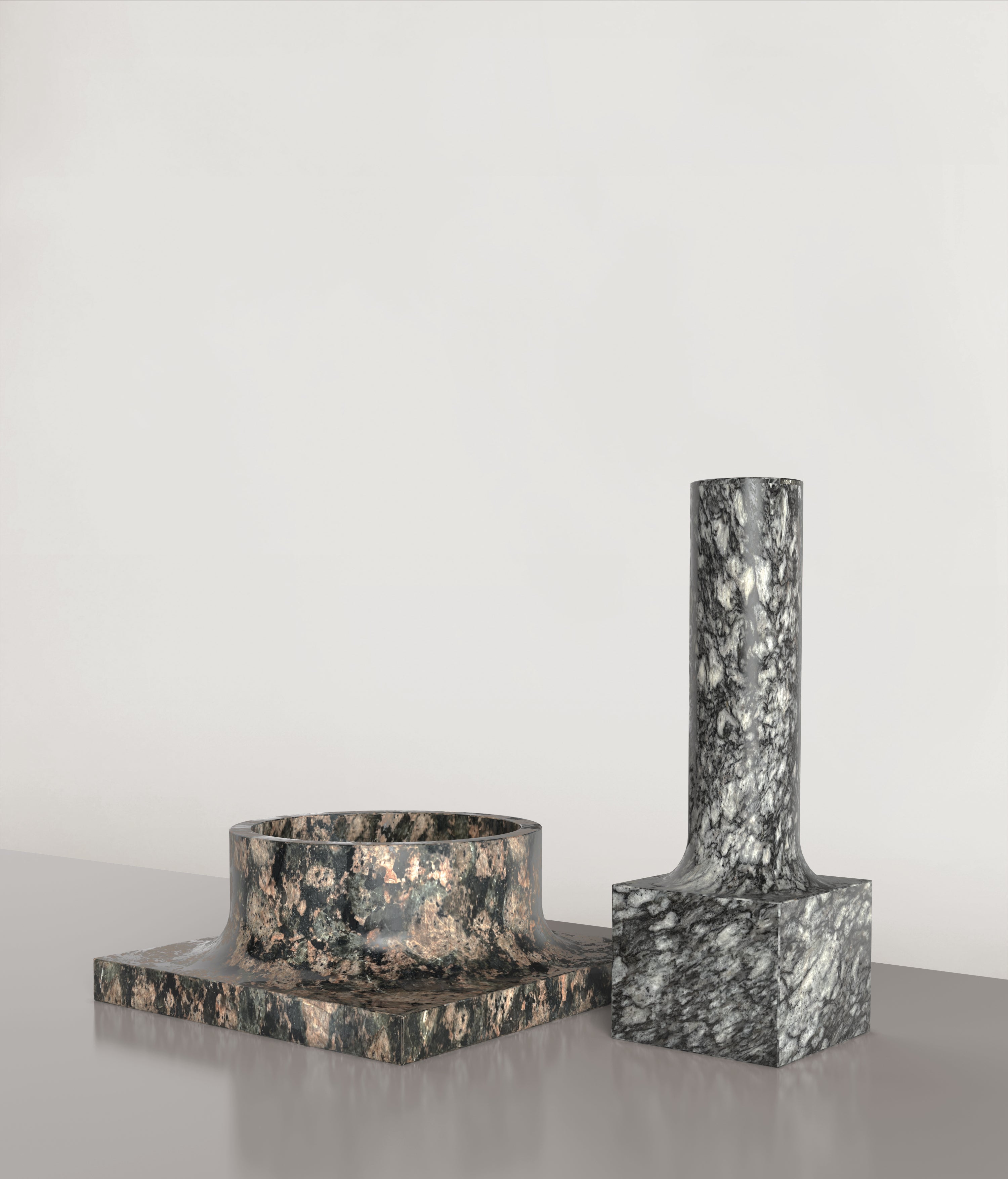 PALAZZO V2 Granite Vase