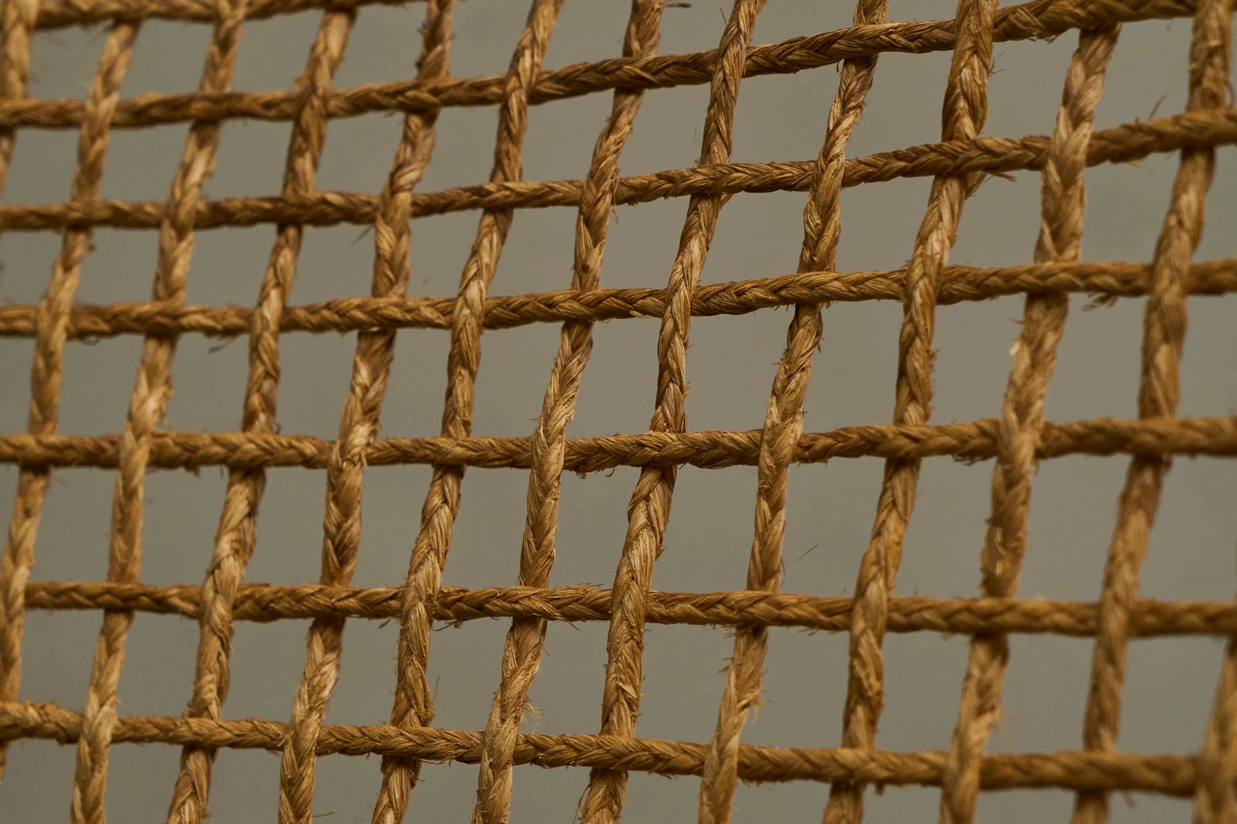 Bas van Pelt Lounge Chair in Solid Wood and Rope, The Netherlands, 1940s — close-up