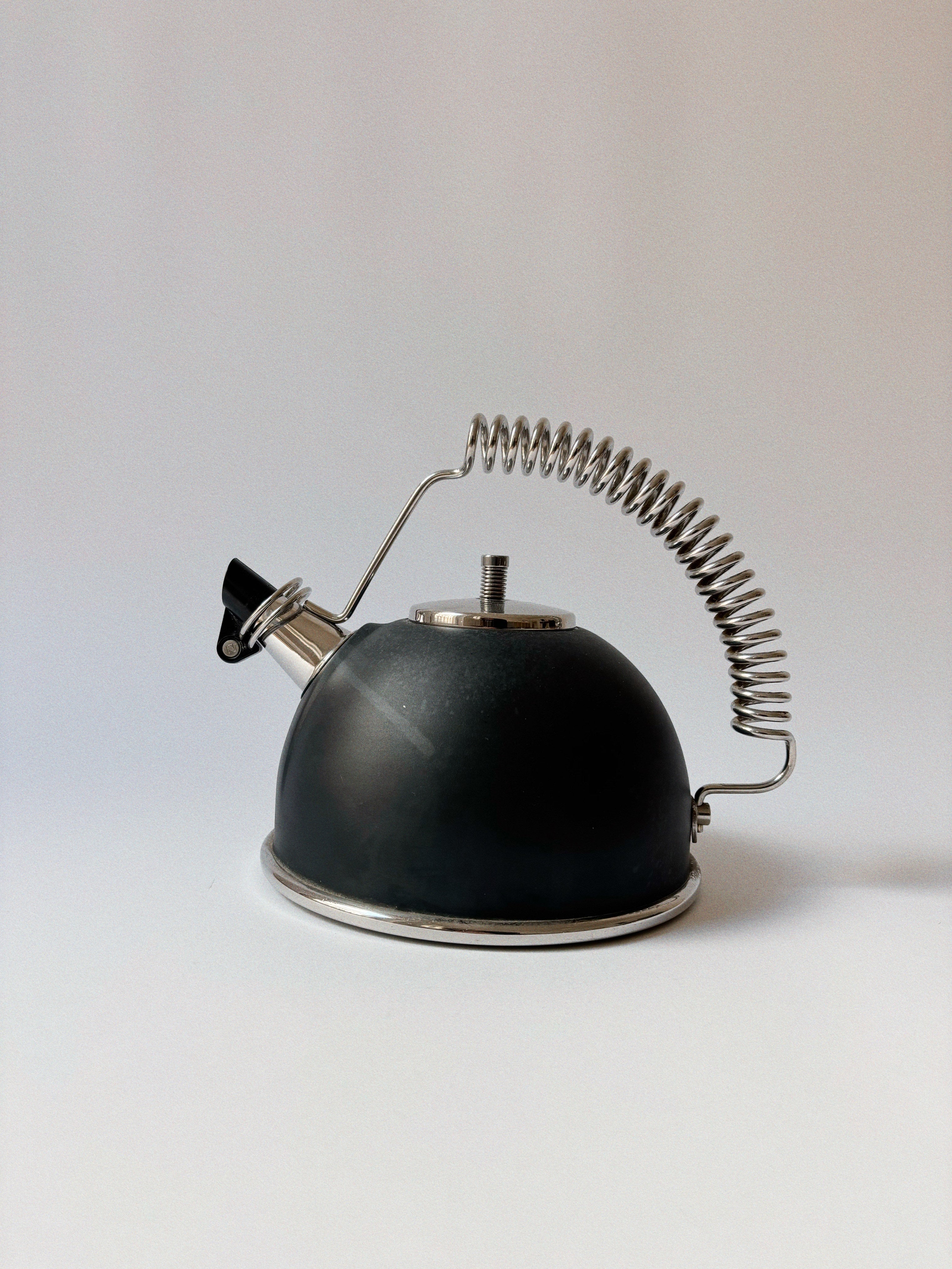 Postmodern Kettle, Italy c. 1990’s — side angle