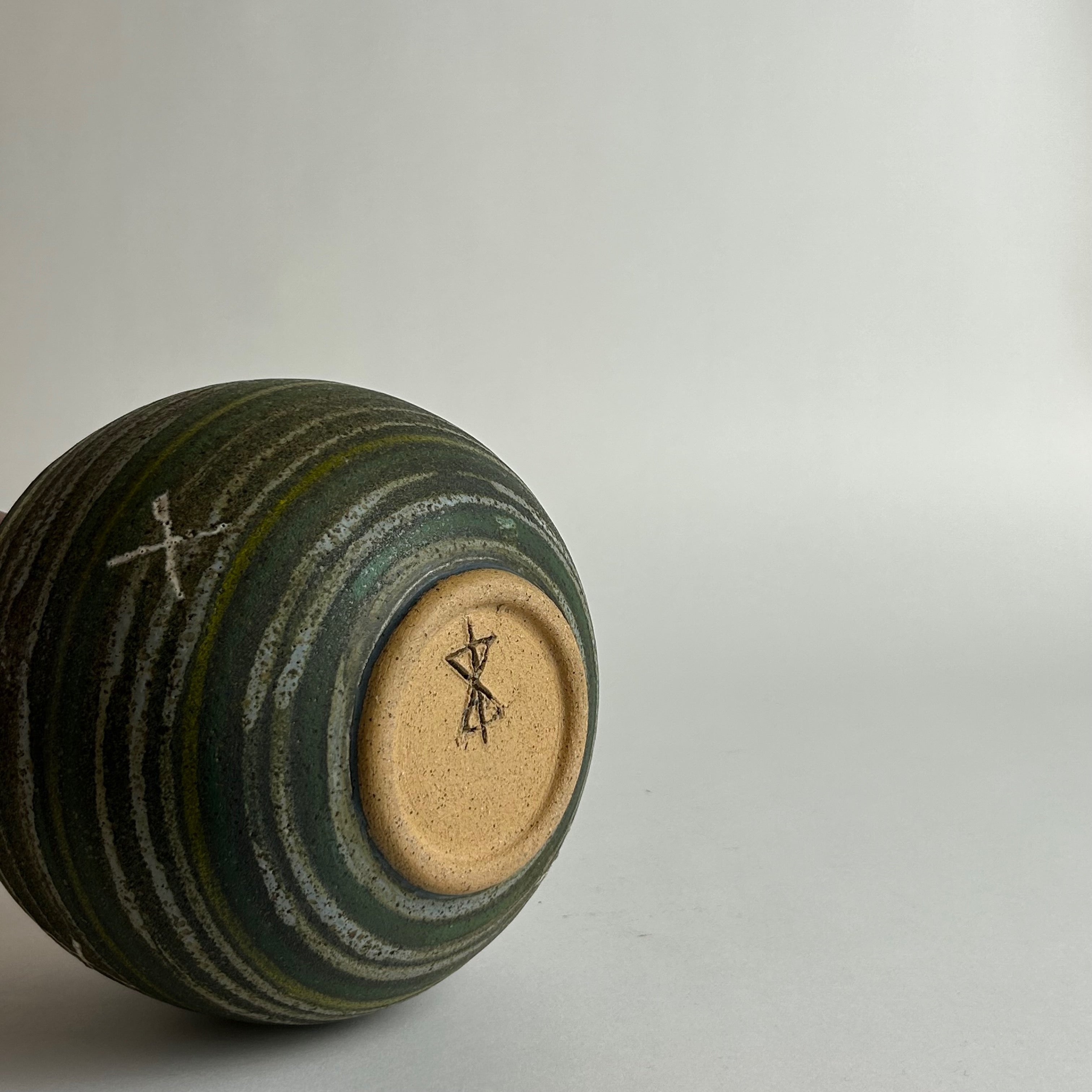 Constellation Bud Vase in Ceramic and Glazed Ceramic by Matthew Ward — side angle