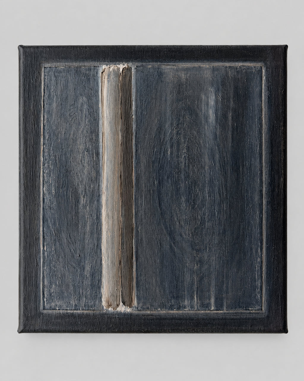 "Echoes of Wood - Fog & Lines" Painting by Renée Schimio | The Oblist