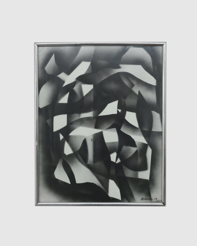 Abstract Composition, Signed 1973 by Villa | The Oblist