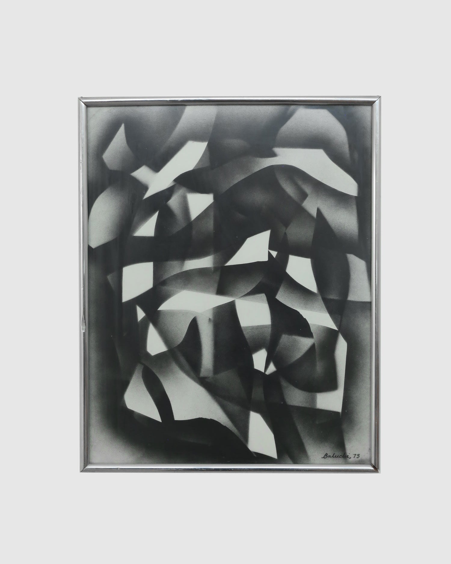 Abstract Composition, Signed 1973 by Villa | The Oblist