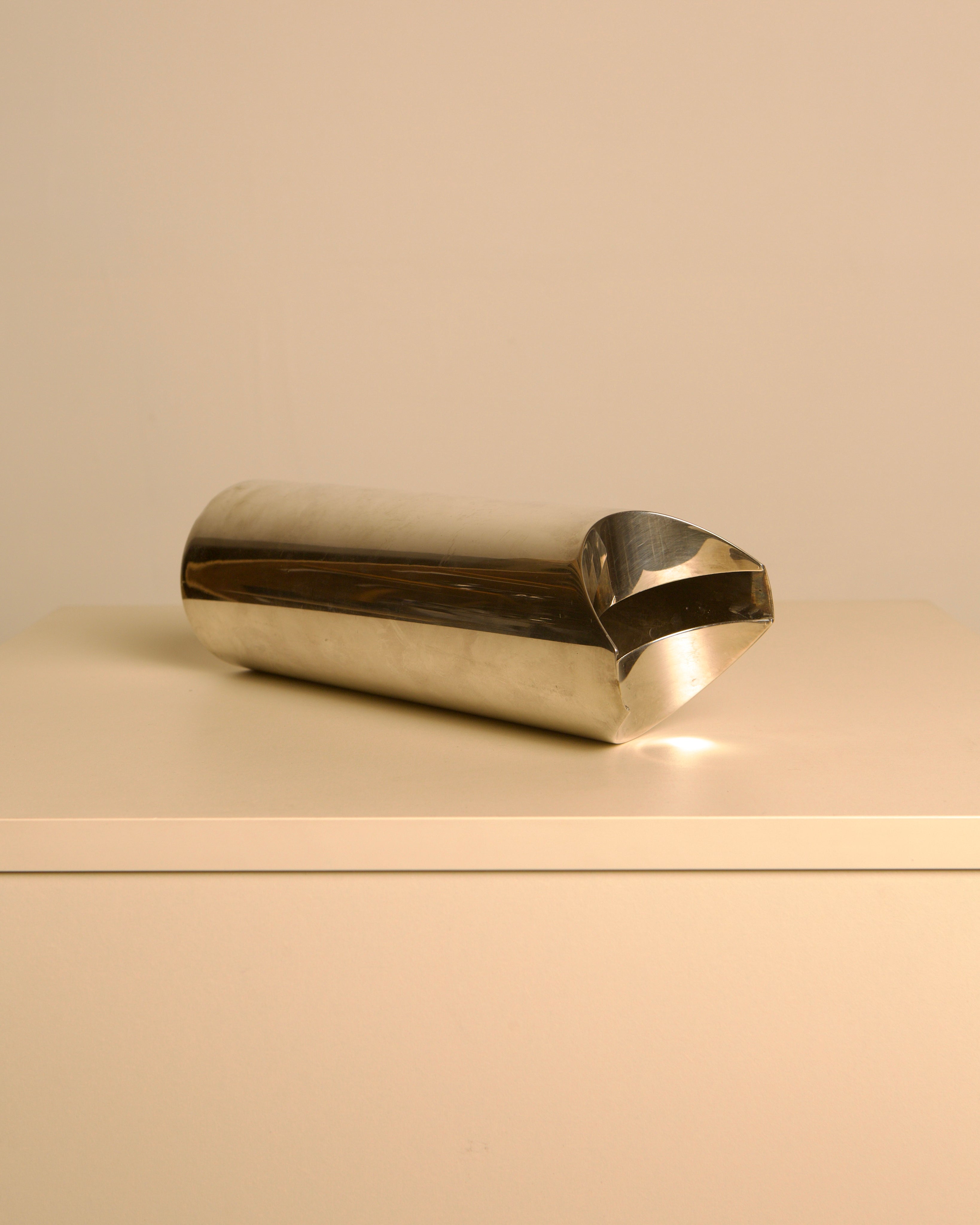 "Ohun Ohara" silver-plated vase by Lino Sabattini, Italy, 1980s — alternate view