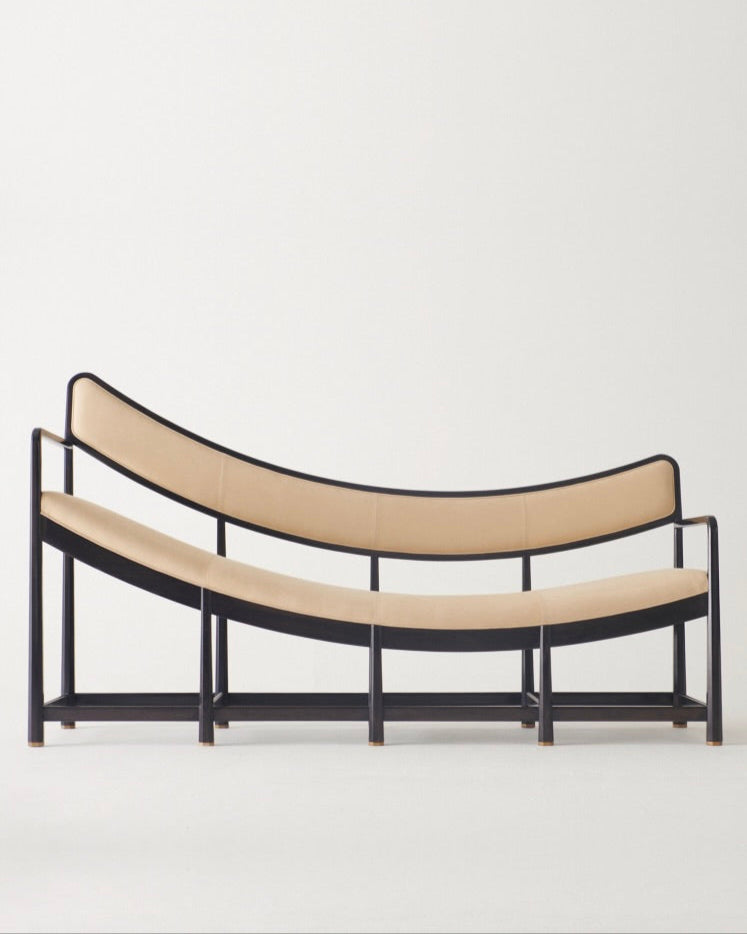 Daybed Sofa by Nader Gammas | The Oblist — modern design, beige upholstery