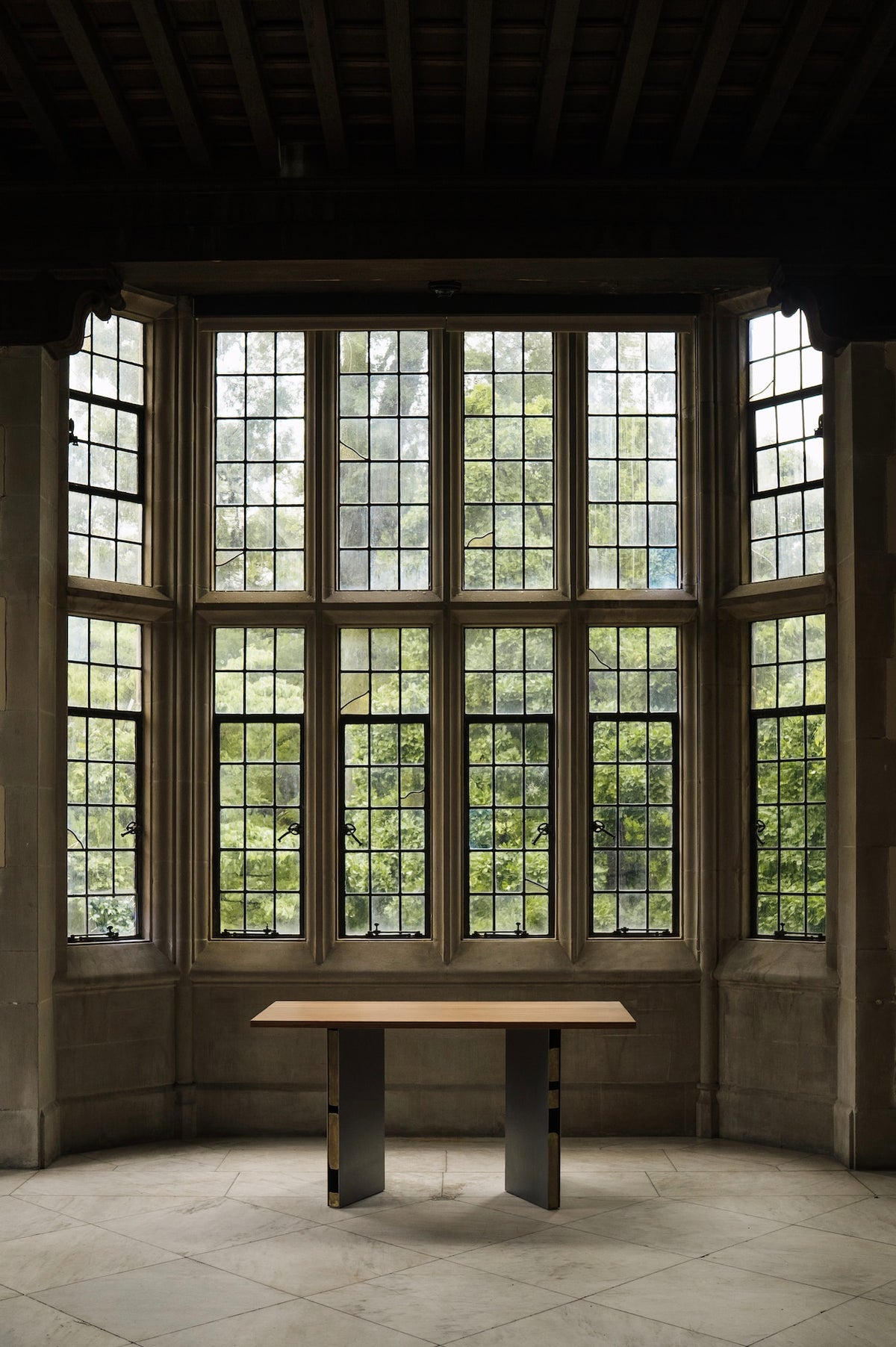 Relic Steel & Brass Table — additional view