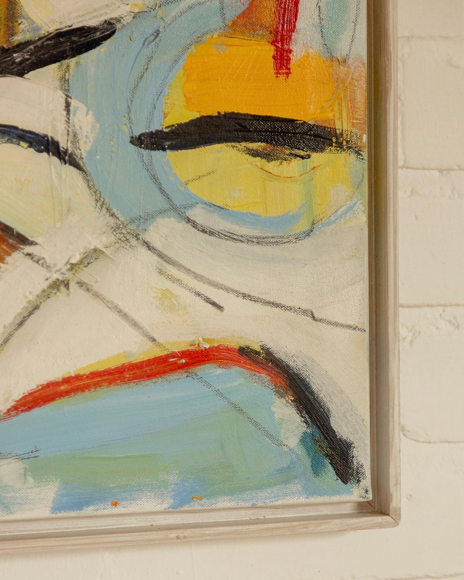Modern Faces Oil on Canvas — alternate view